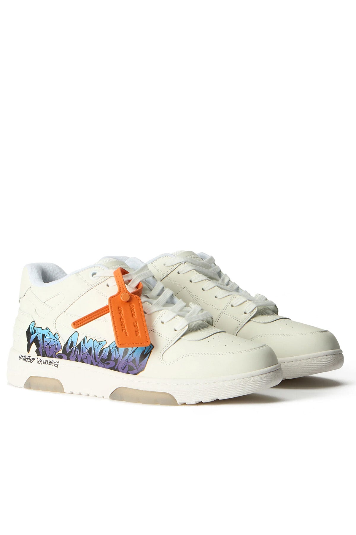 Off-White Herren Out of Office "For Walking" Art Sneaker Weiss WEISS Bild 3