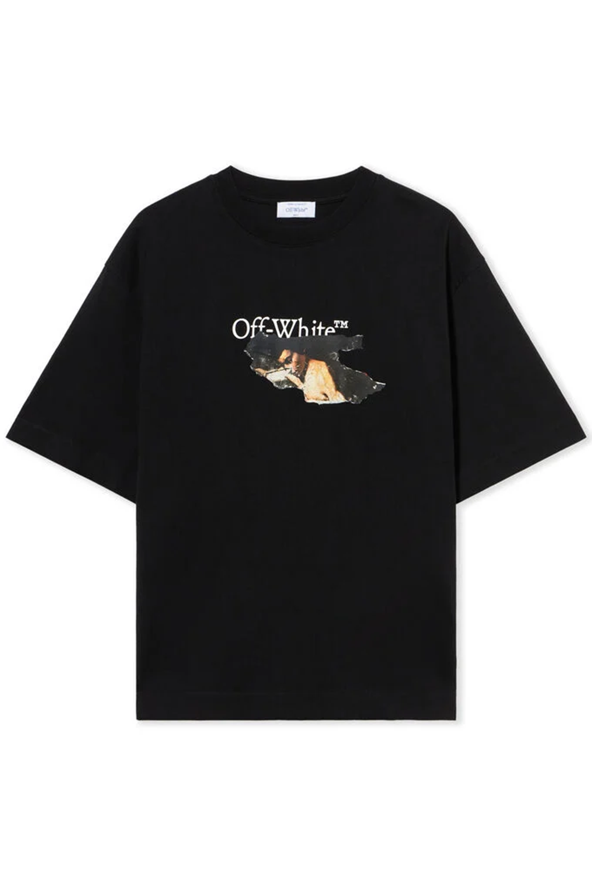 Off-White Herren Paint Arrow Skate Logo T-Shirt Schwarz 1001-black--wh Bild 1