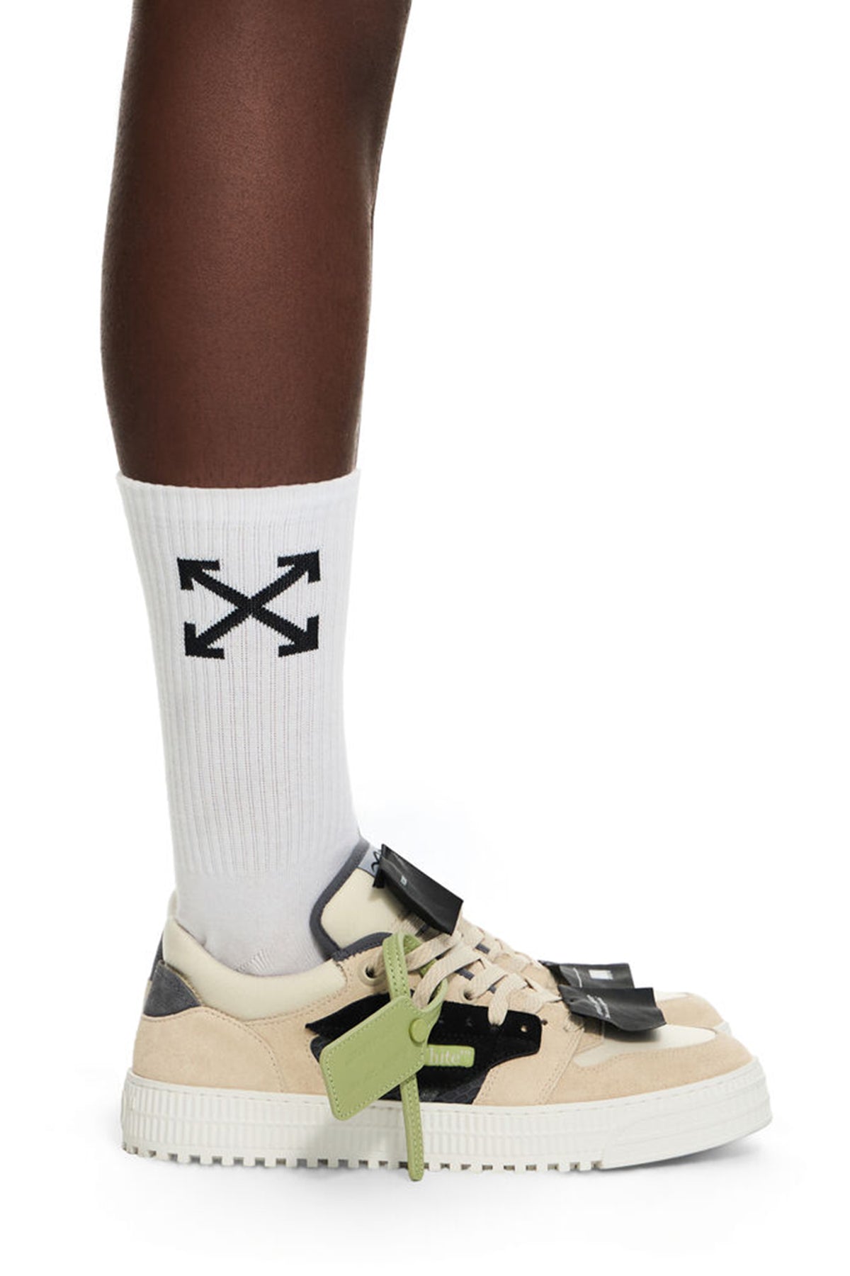 Off-White Herren Sneaker 3.0 Court Low Top Dark Grey/Oat GRAU Bild 2