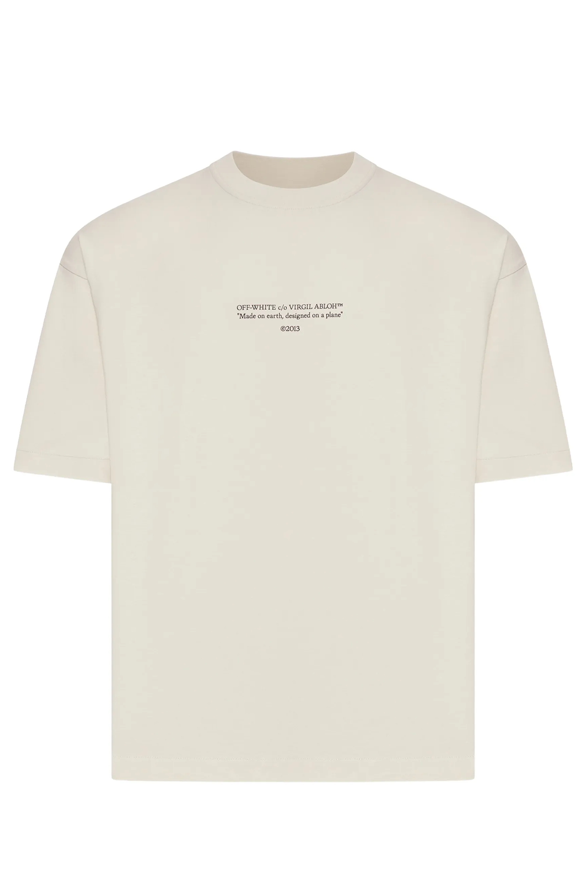 Off-White Herren Statement Skate T-Shirt Pumice Stone GRAU Bild 1