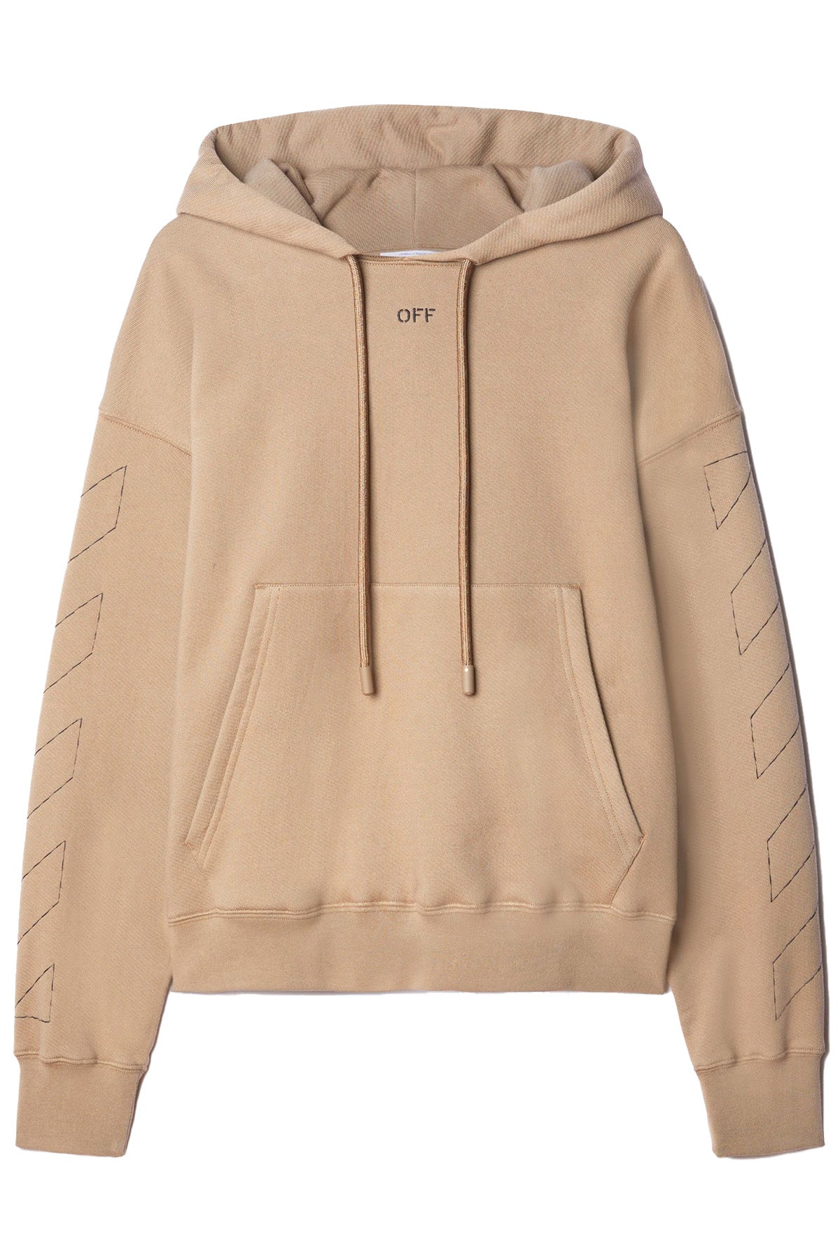 Off-White Herren Stitch Arrow Skate Hoodie Beige BEIGE Bild 1