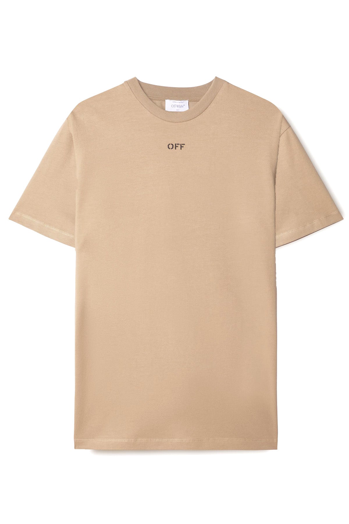 Off-White Herren Stitch Arrow Slim T-Shirt Beige BEIGE Bild 1