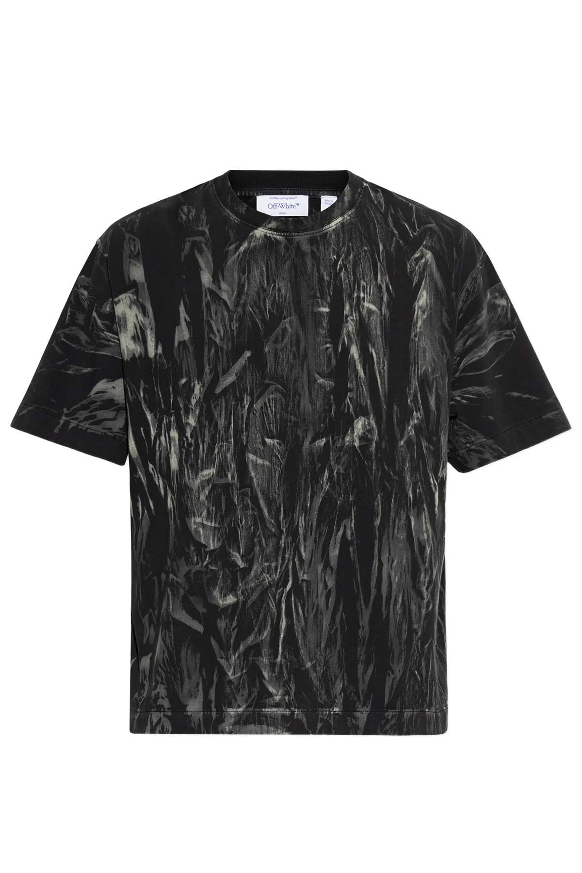 Off-White Herren T-Shirt Overdye Wash Skate Mint HELLGRÜN Bild 1