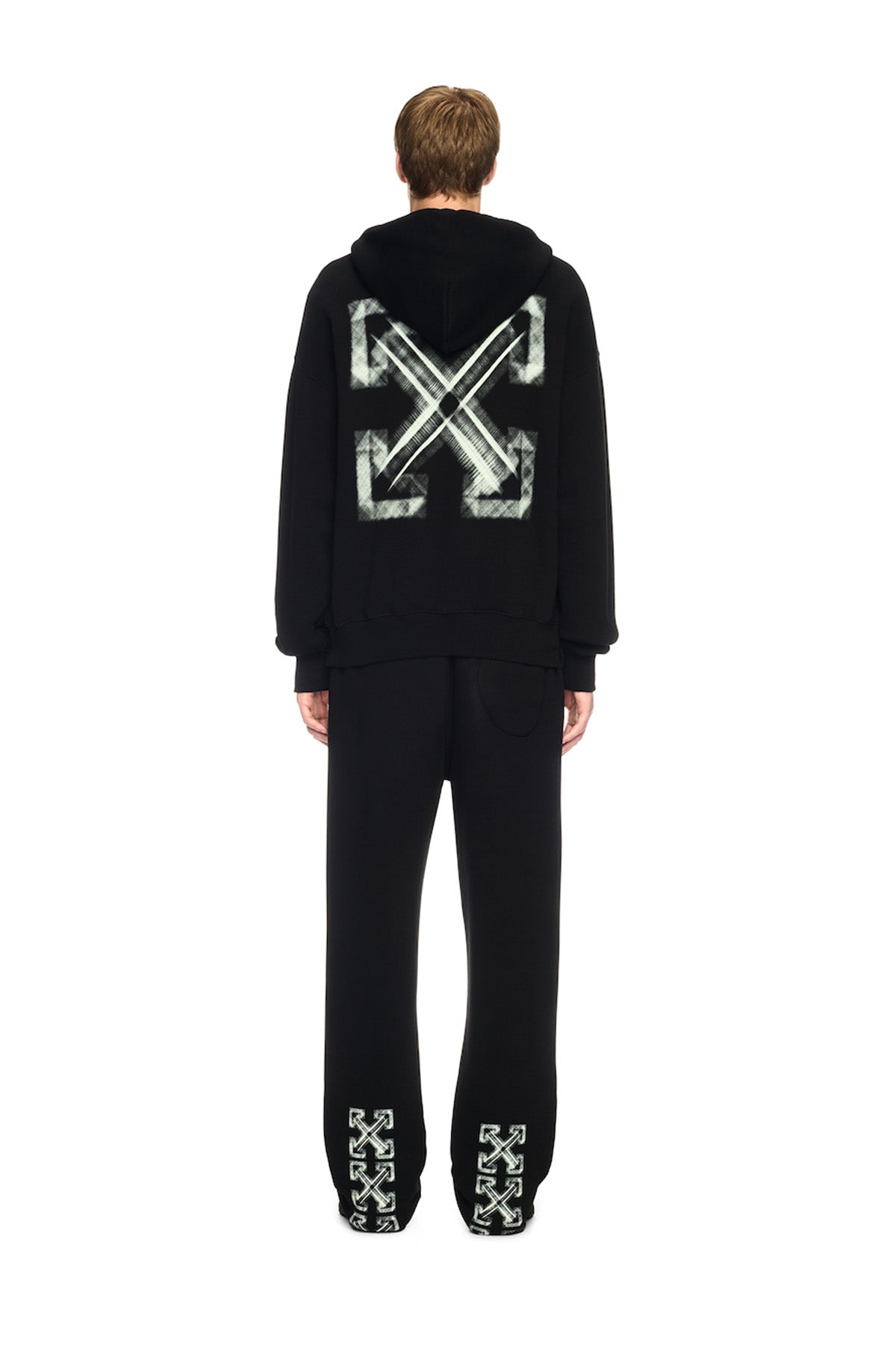 Off-White Herren Vibe Hoodie Schwarz SCHWARZ Bild 3