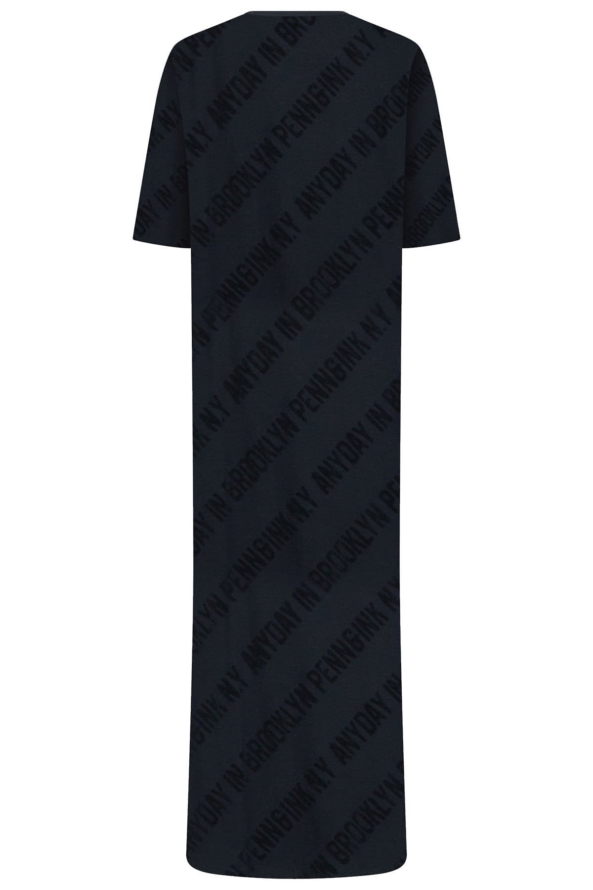 Penn & Ink N.Y Damen Maxikleid Aop Navy 55 navy Bild 2