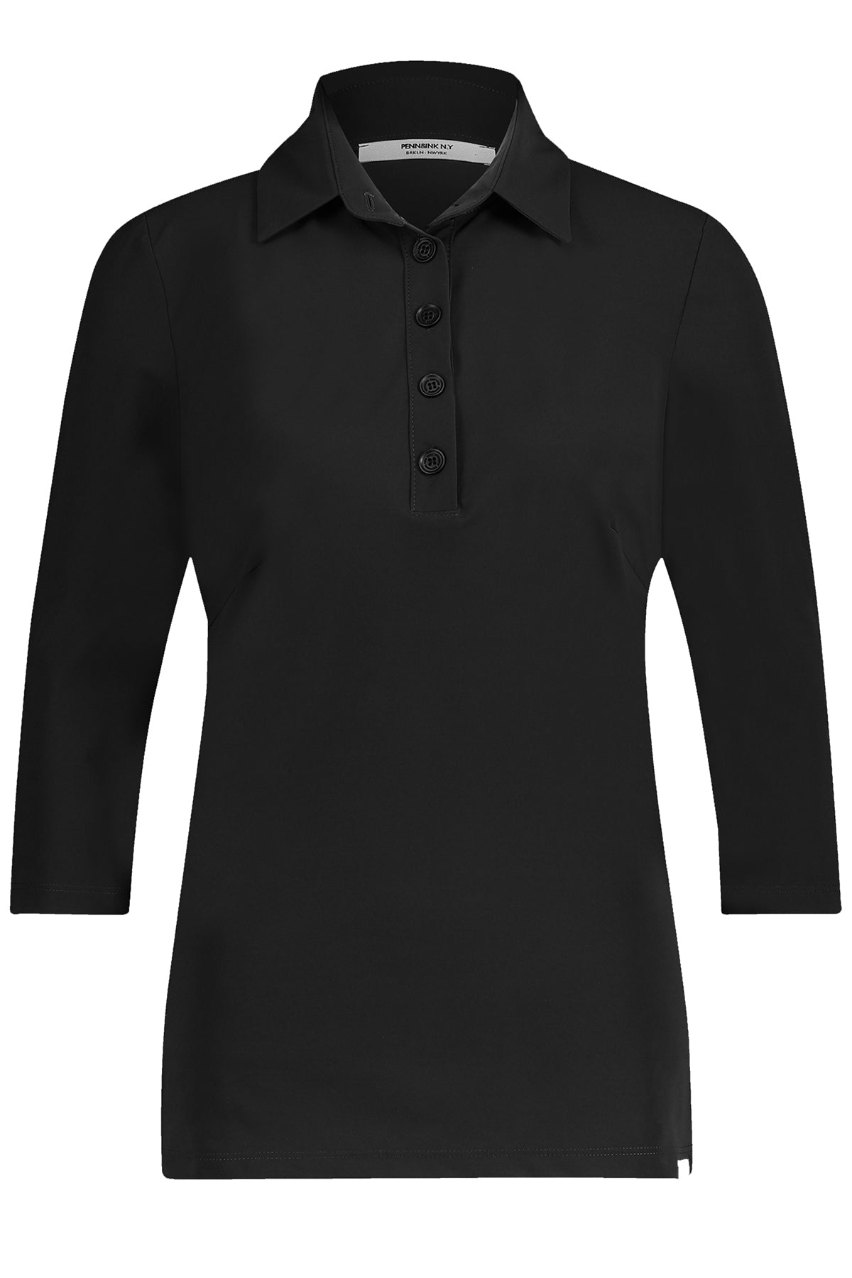 Penn & Ink N.Y Damen Schlupfbluse Lux Schwarz 90 black Bild 1