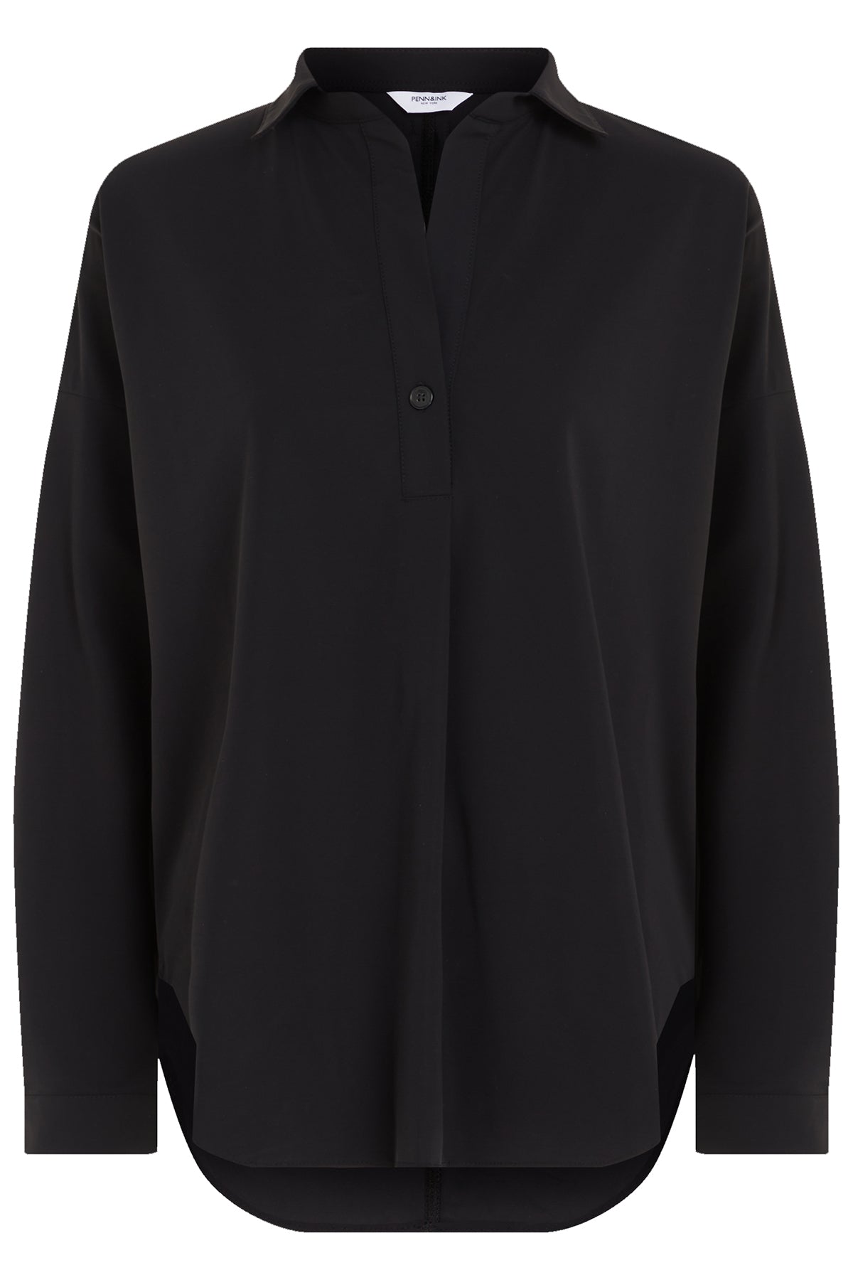 Penn & Ink N.Y Damen Schlupfbluse Magda Schwarz 90 black Bild 1