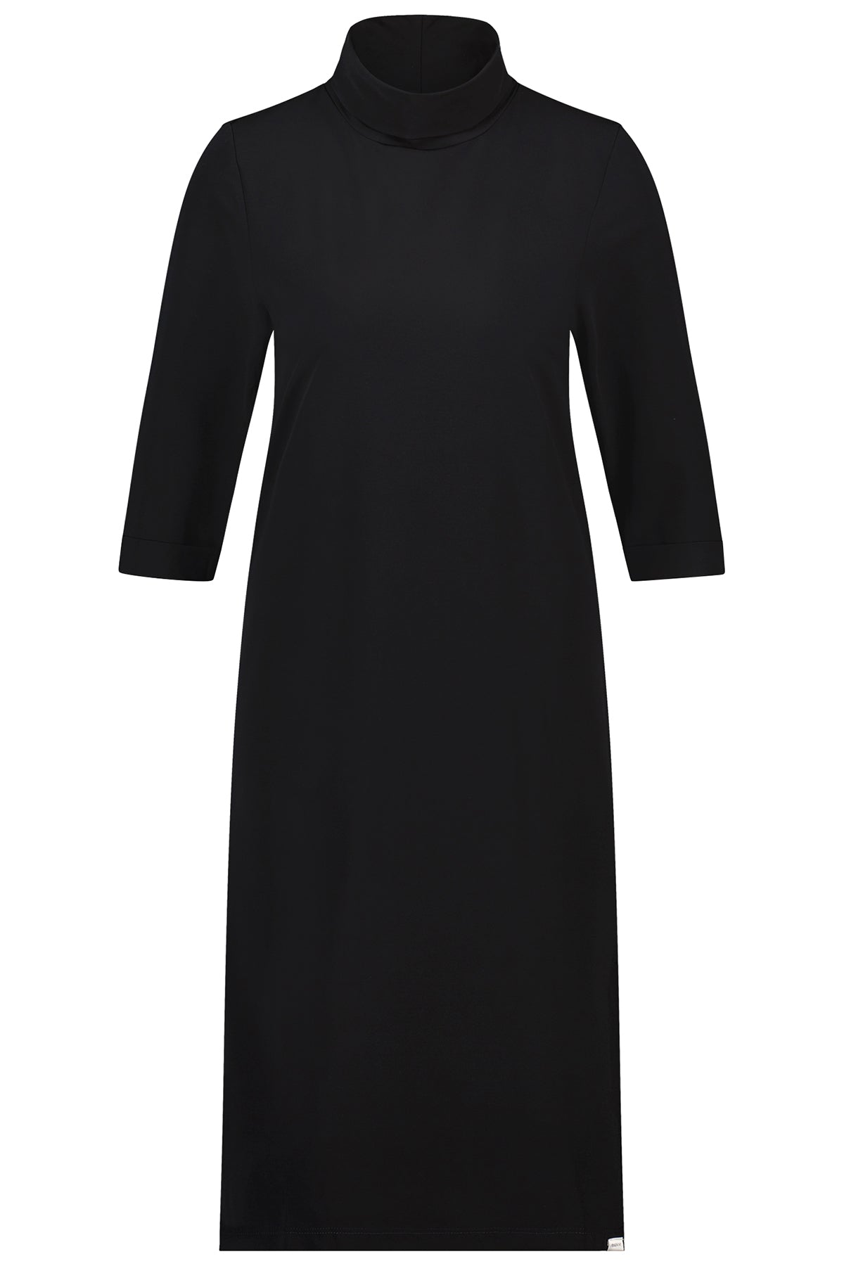 Penn & Ink N.Y Damen Stretchkleid mit Turtleneck Bess Schwarz 90 black Bild 1