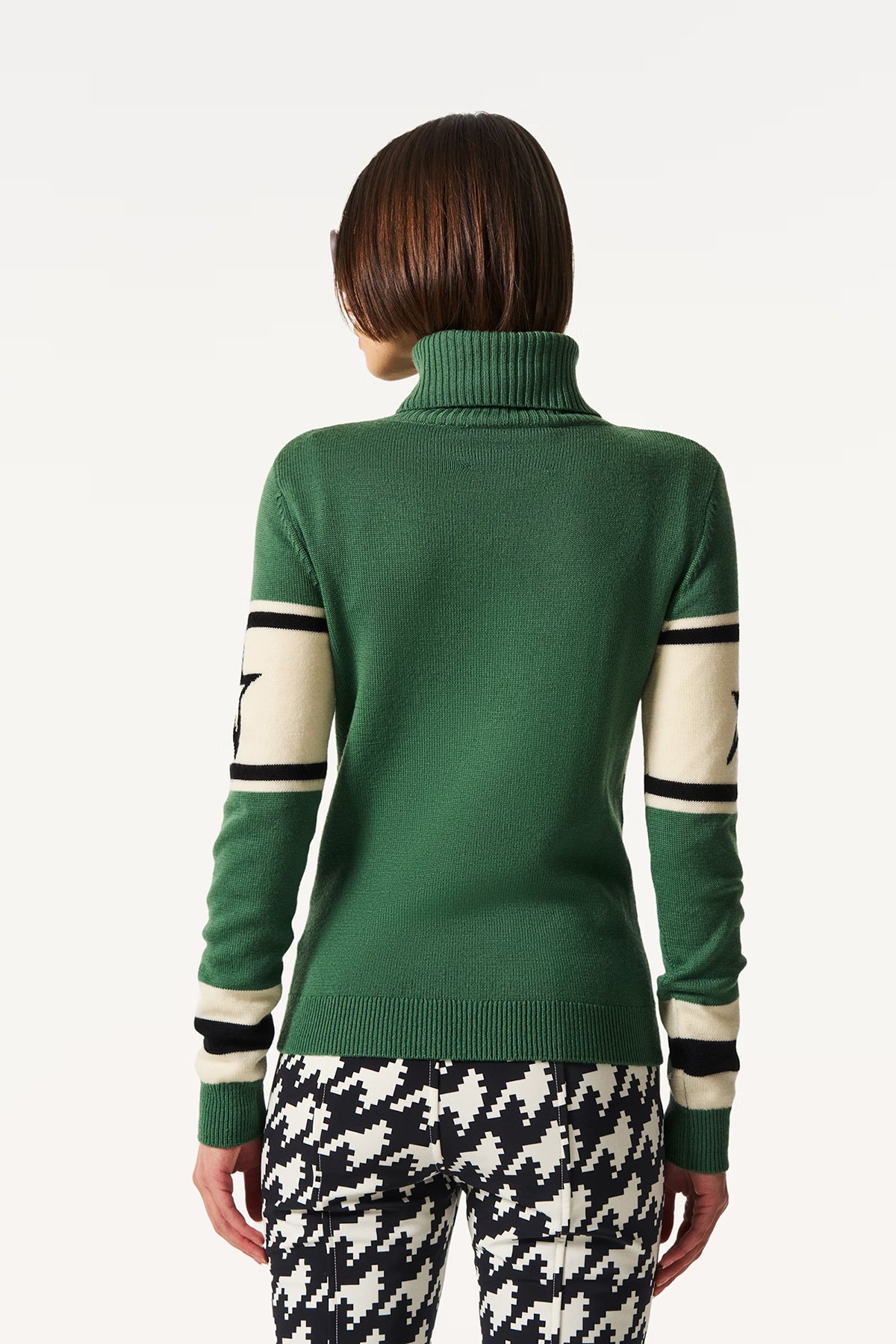 Perfect Moment Damen Strickpullover Schild "Aprés" Grün parisian green Bild 4