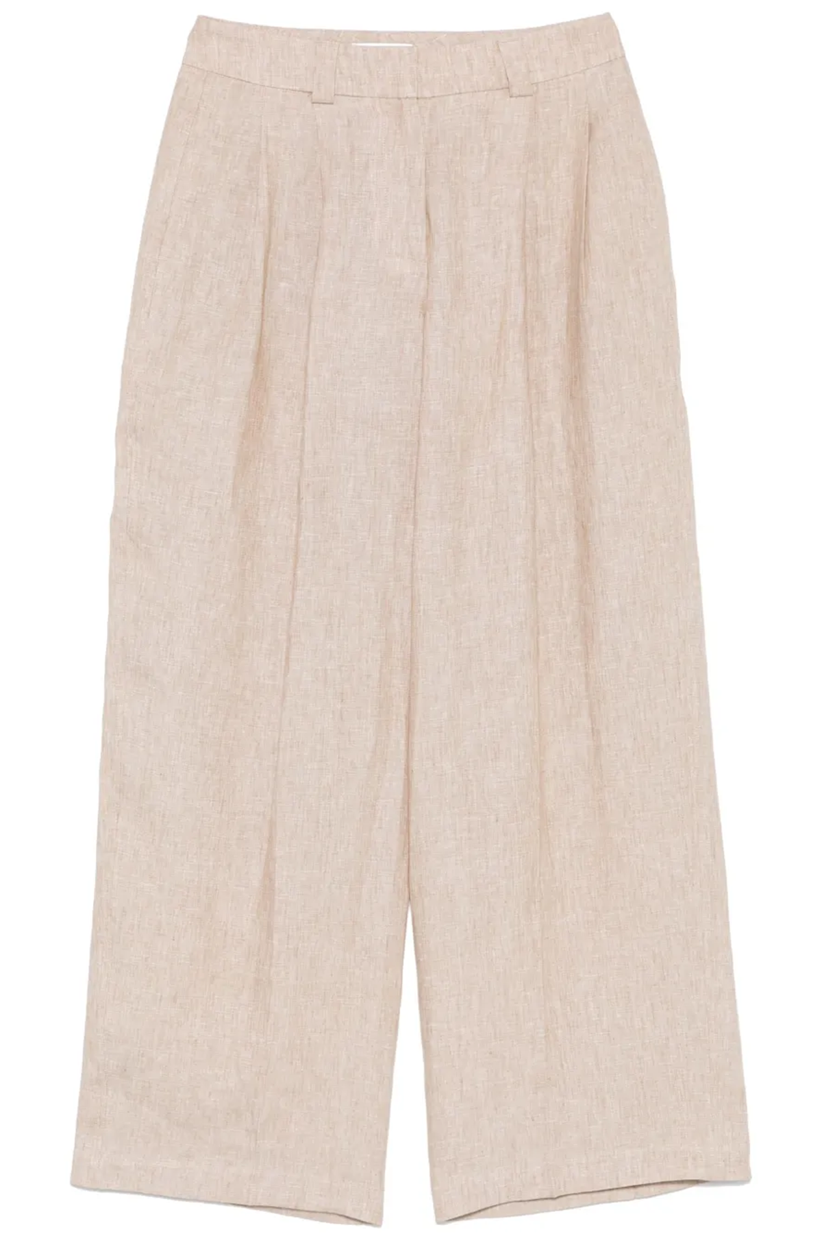 Peserico Damen Leinenhose Beige HELLBRAUN Bild 1