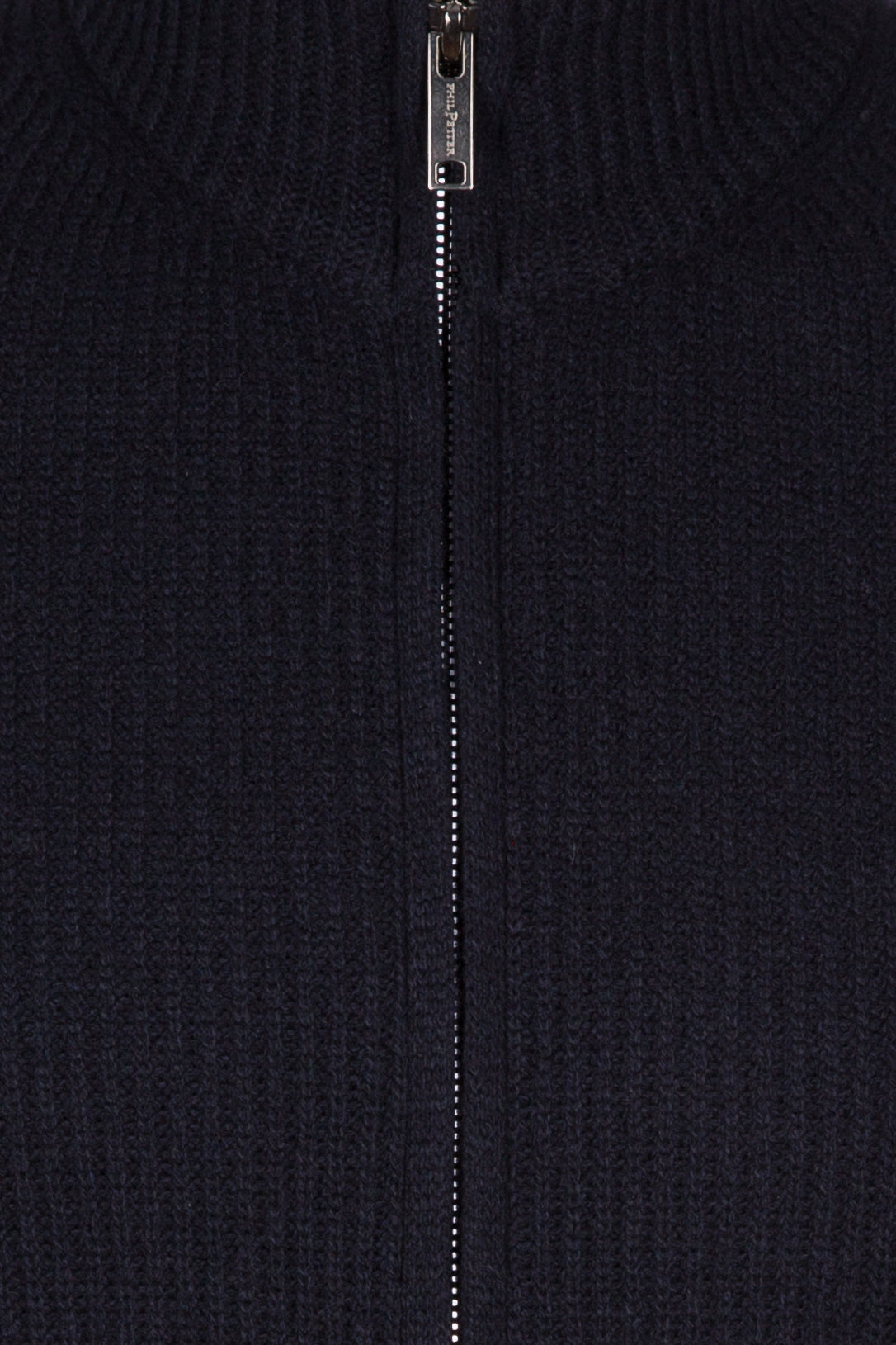 Phil Petter Herren Strickjacke Navy MARINE-BLAU Bild 3