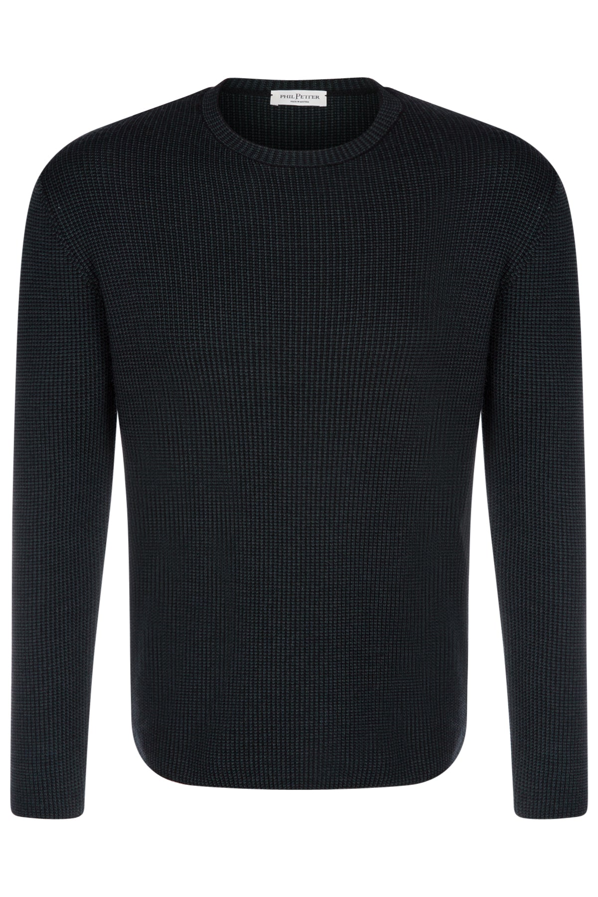Phil Petter Herren Strickpullover Dunkelgrün GRÜN Bild 1