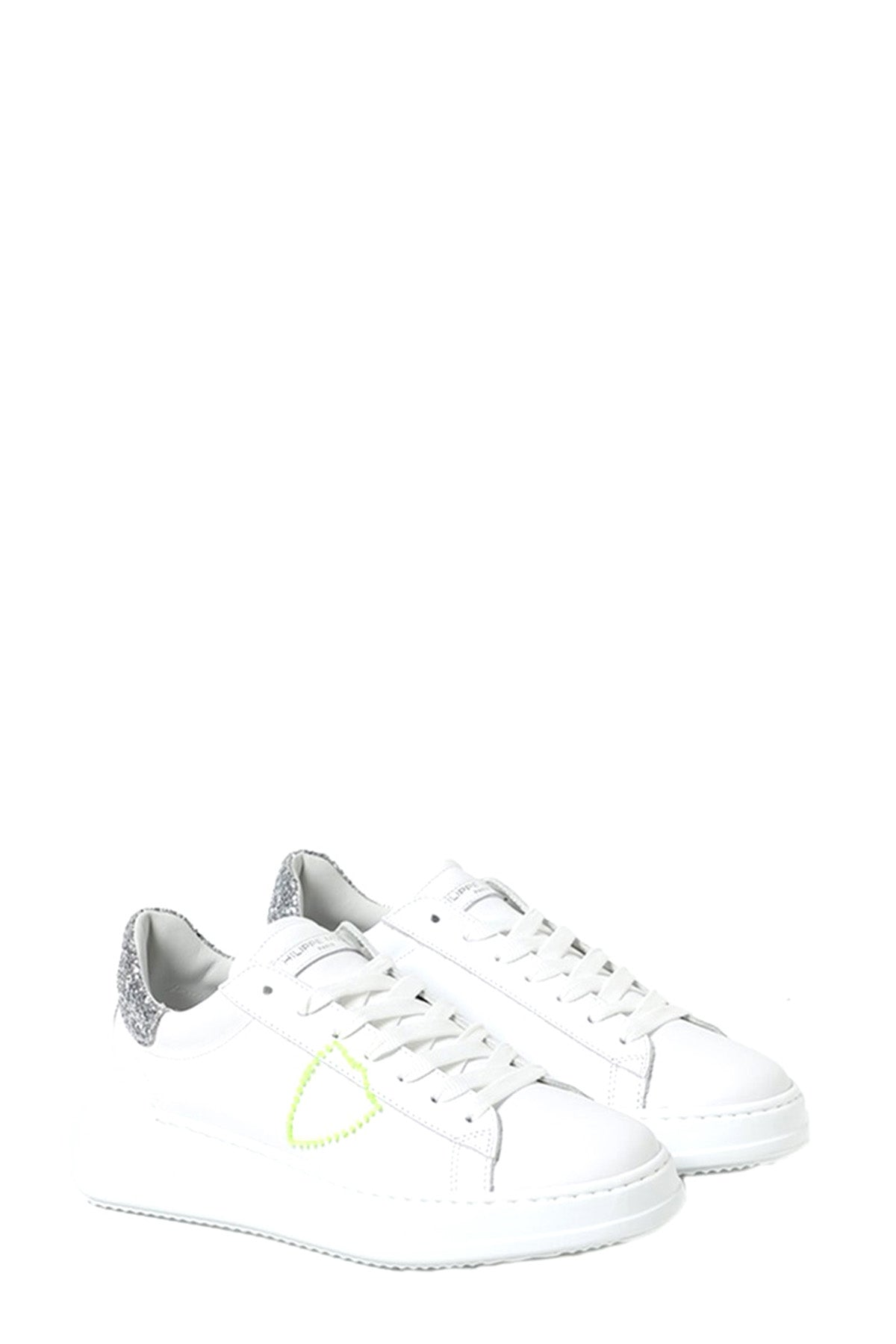 Philippe Model Damen Low Sneaker Tres Temple Weiss WEISS Bild 2