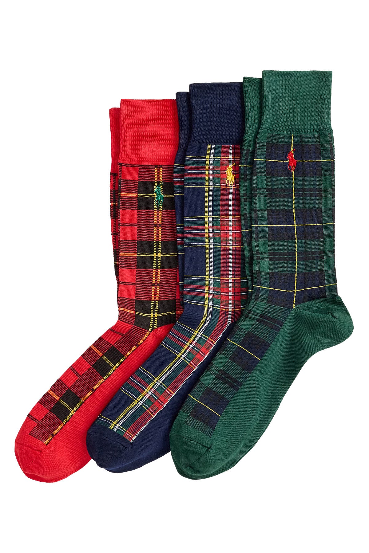 Polo Ralph Lauren Herren 3er-Pack Socken Bunt WI NE/ GREEN/ ROYAL Bild 2