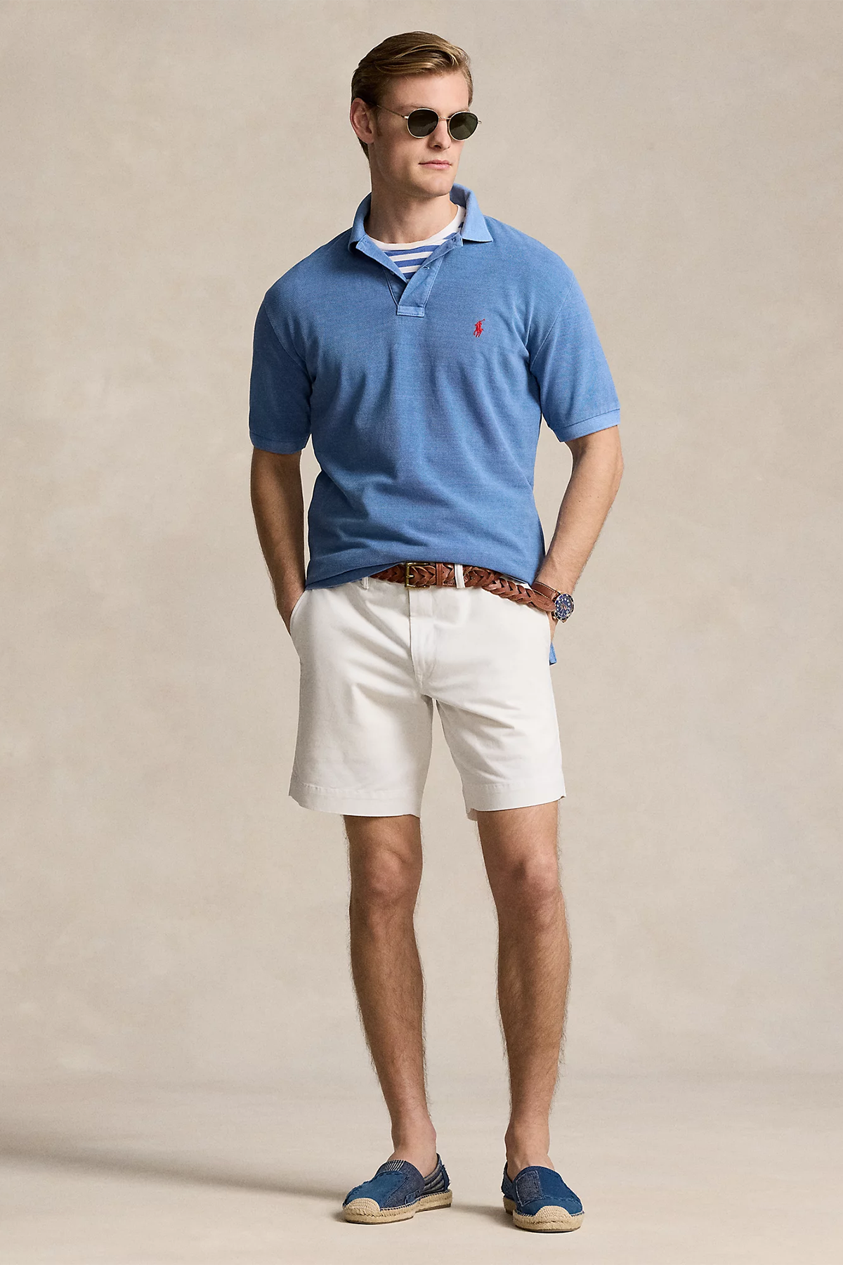 Polo Ralph Lauren Herren Chinoshorts Deckwash White WEISS Bild 2