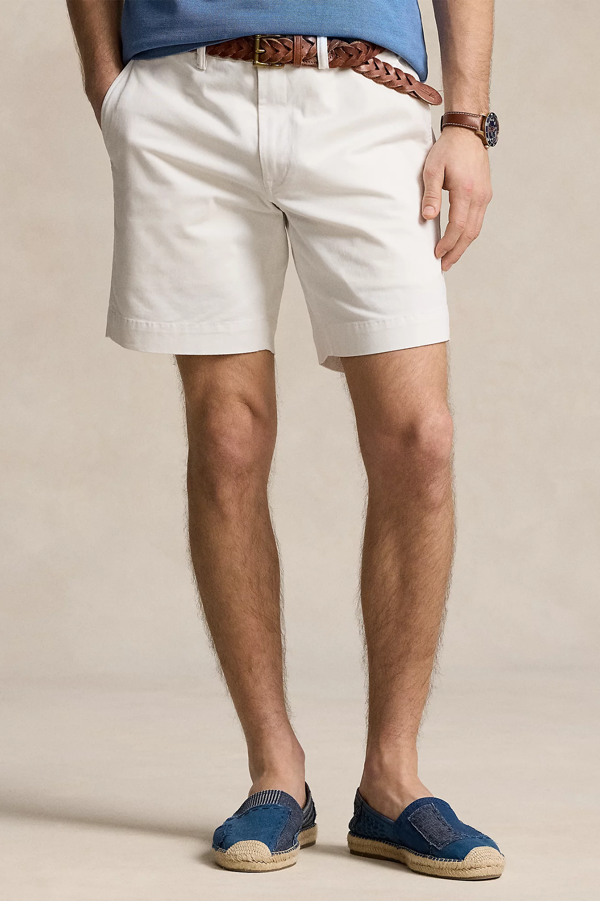Polo Ralph Lauren Herren Chinoshorts Deckwash White WEISS Bild 3