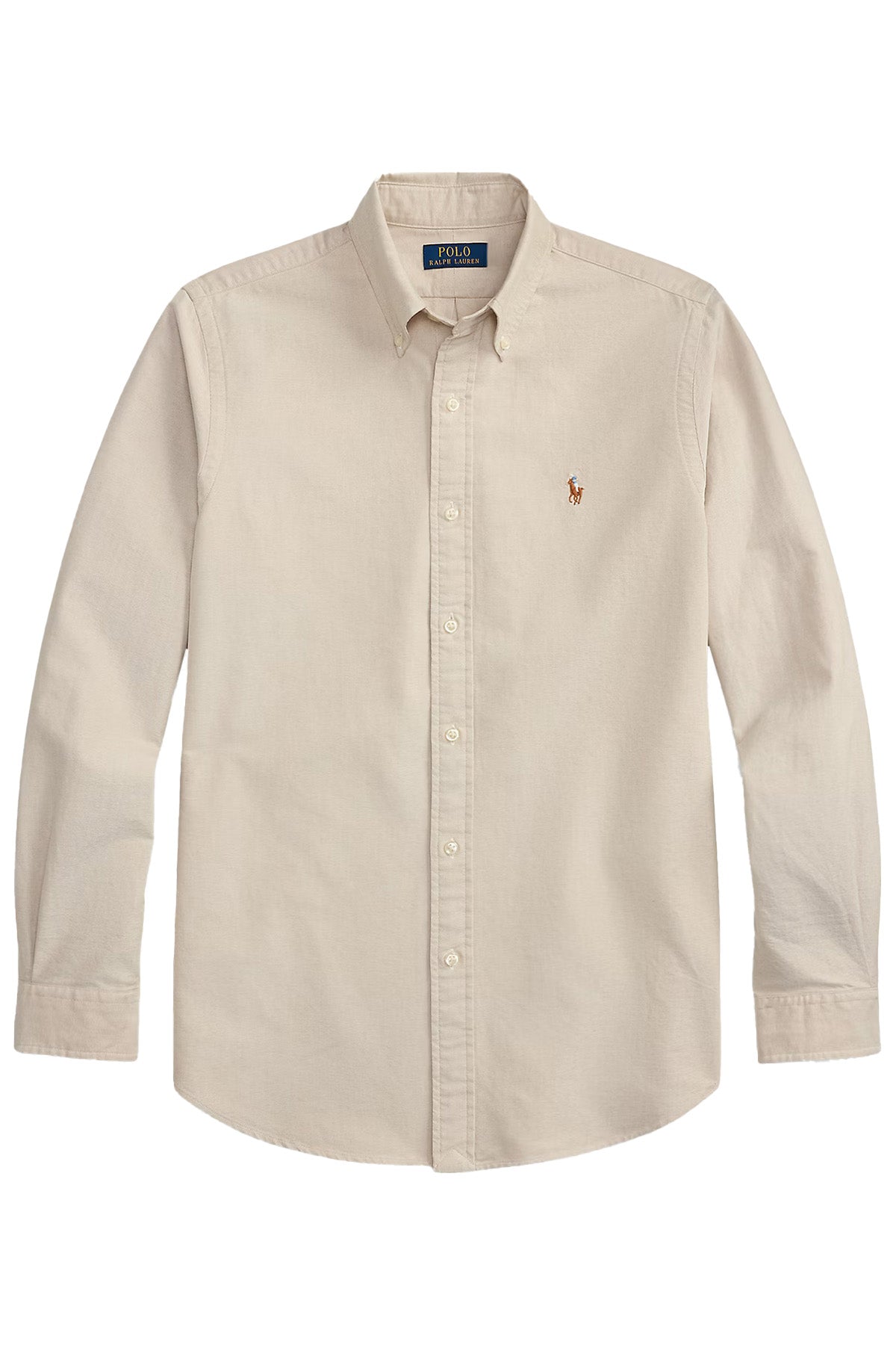 Polo Ralph Lauren Herren Custom-Fit Oxfordhemd Coastal Beige COASTAL BEIGE Bild 1