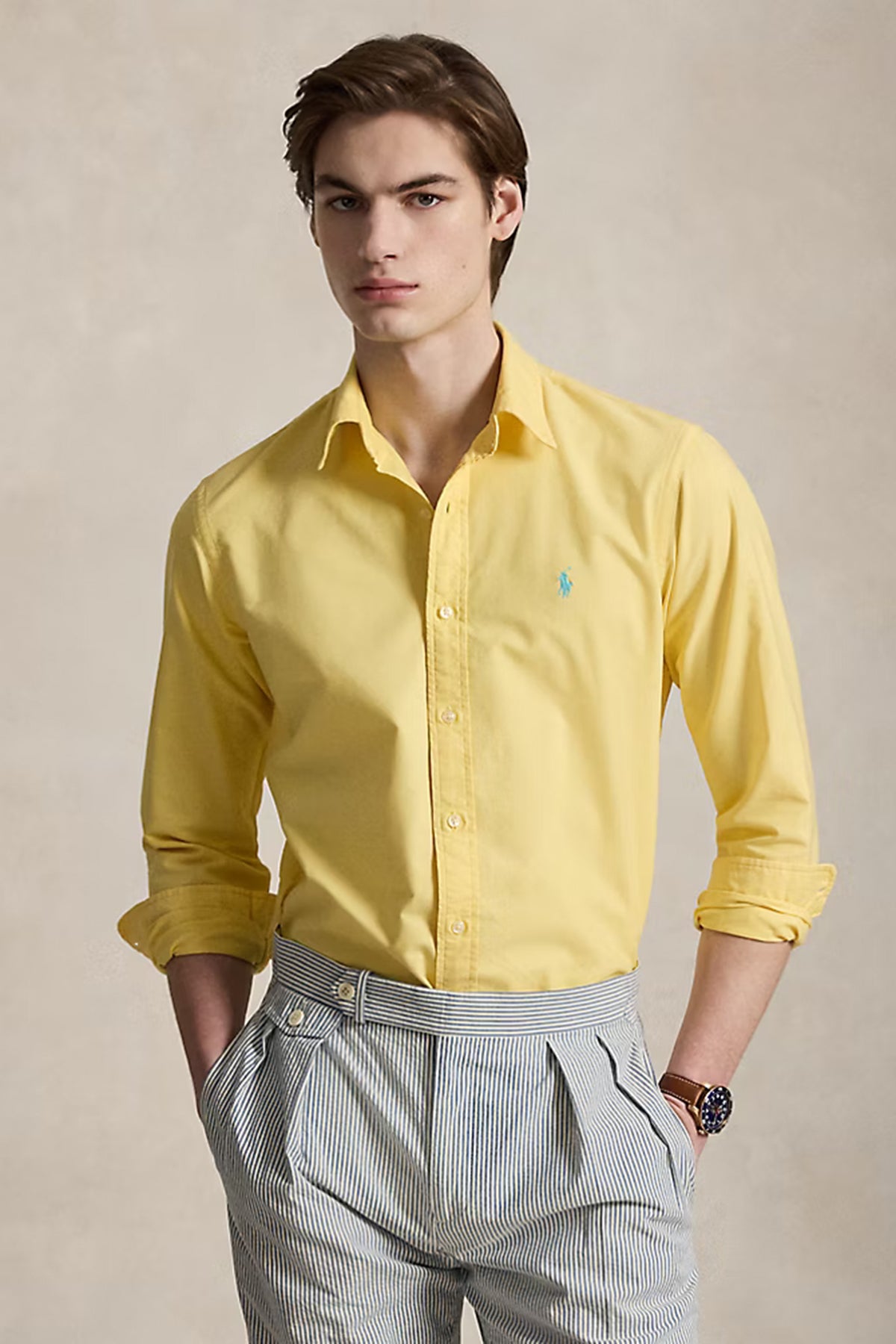 Polo Ralph Lauren Herren Custom-Fit Oxfordhemd Corn Yellow CORN YELLOW/C6103 Bild 2