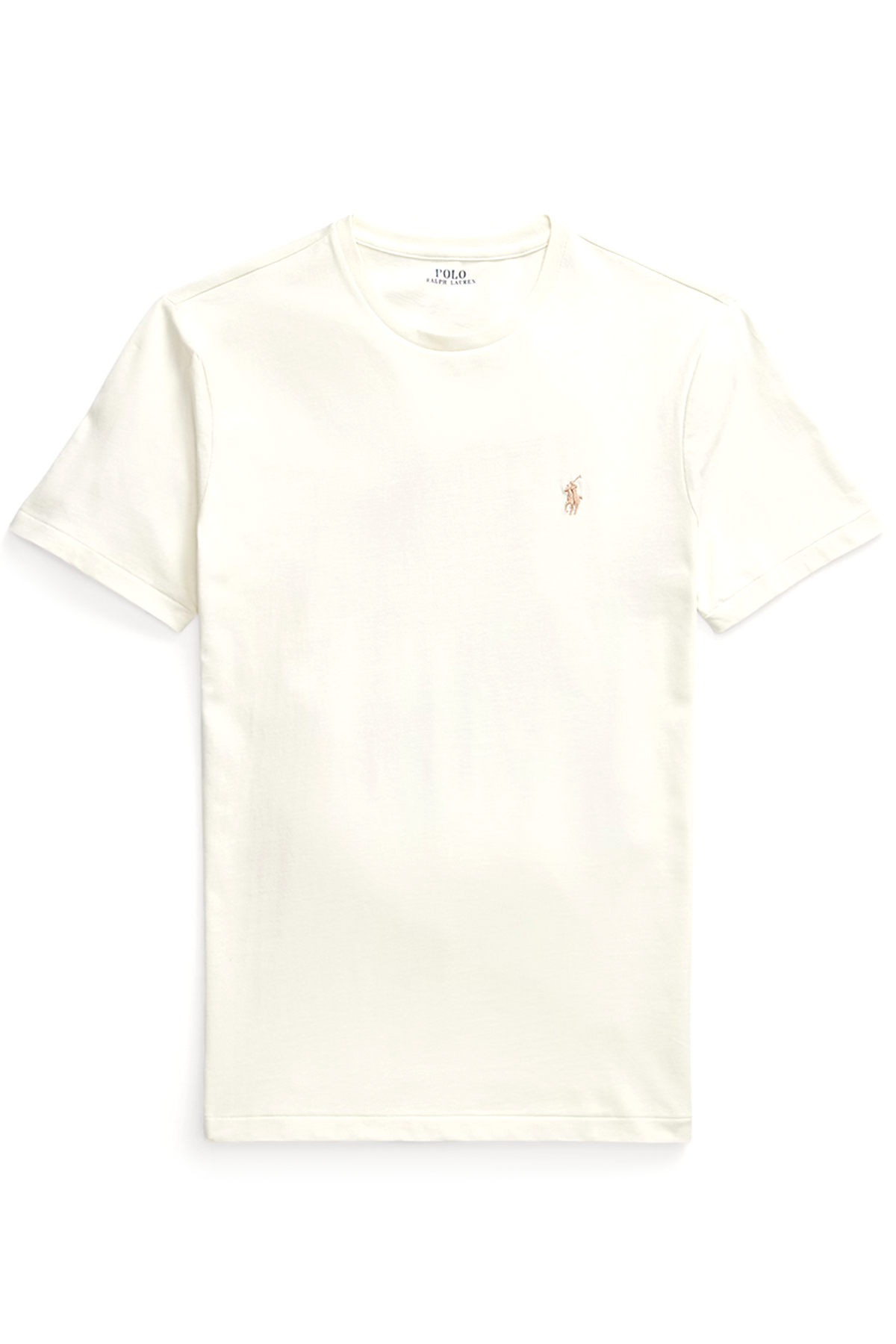 Polo Ralph Lauren Herren Custom-Slim-Fit T-Shirt Parchment Cream NATUR-WEISS Bild 1