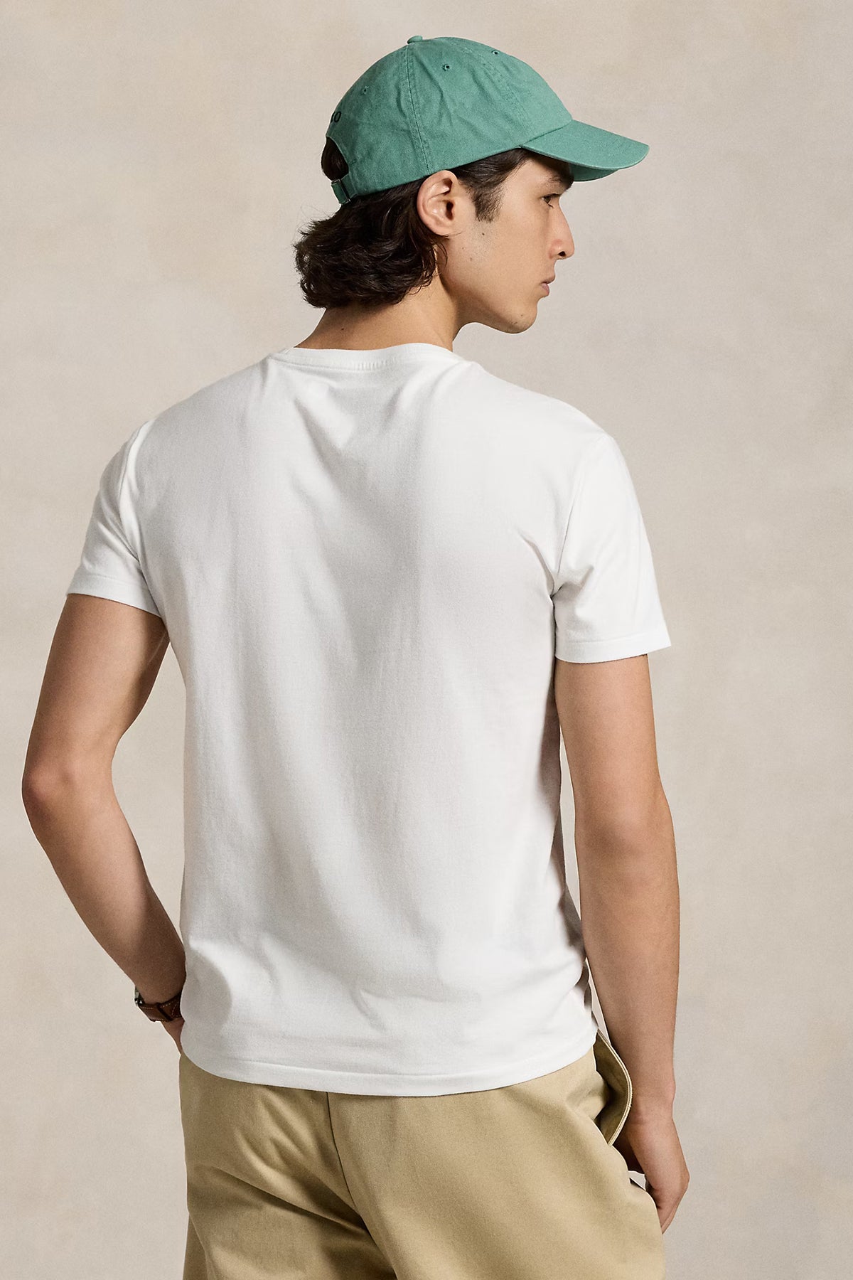 Polo Ralph Lauren Herren Custom-Slim-Fit T-Shirt White WHITE Bild 3