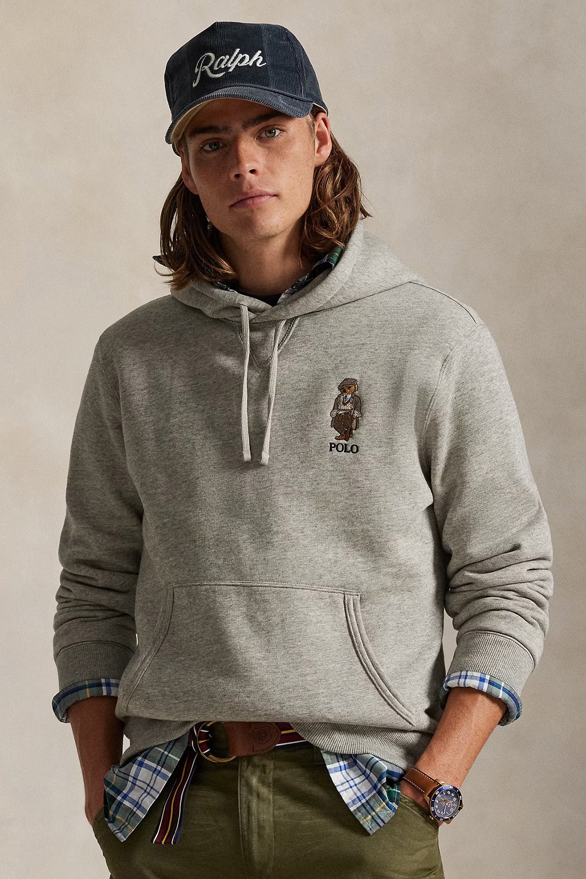 Polo Ralph Lauren Herren Hoodie mit Polo Bear Loft Heather FA25 LOFT HEATHER HRTG Bild 3