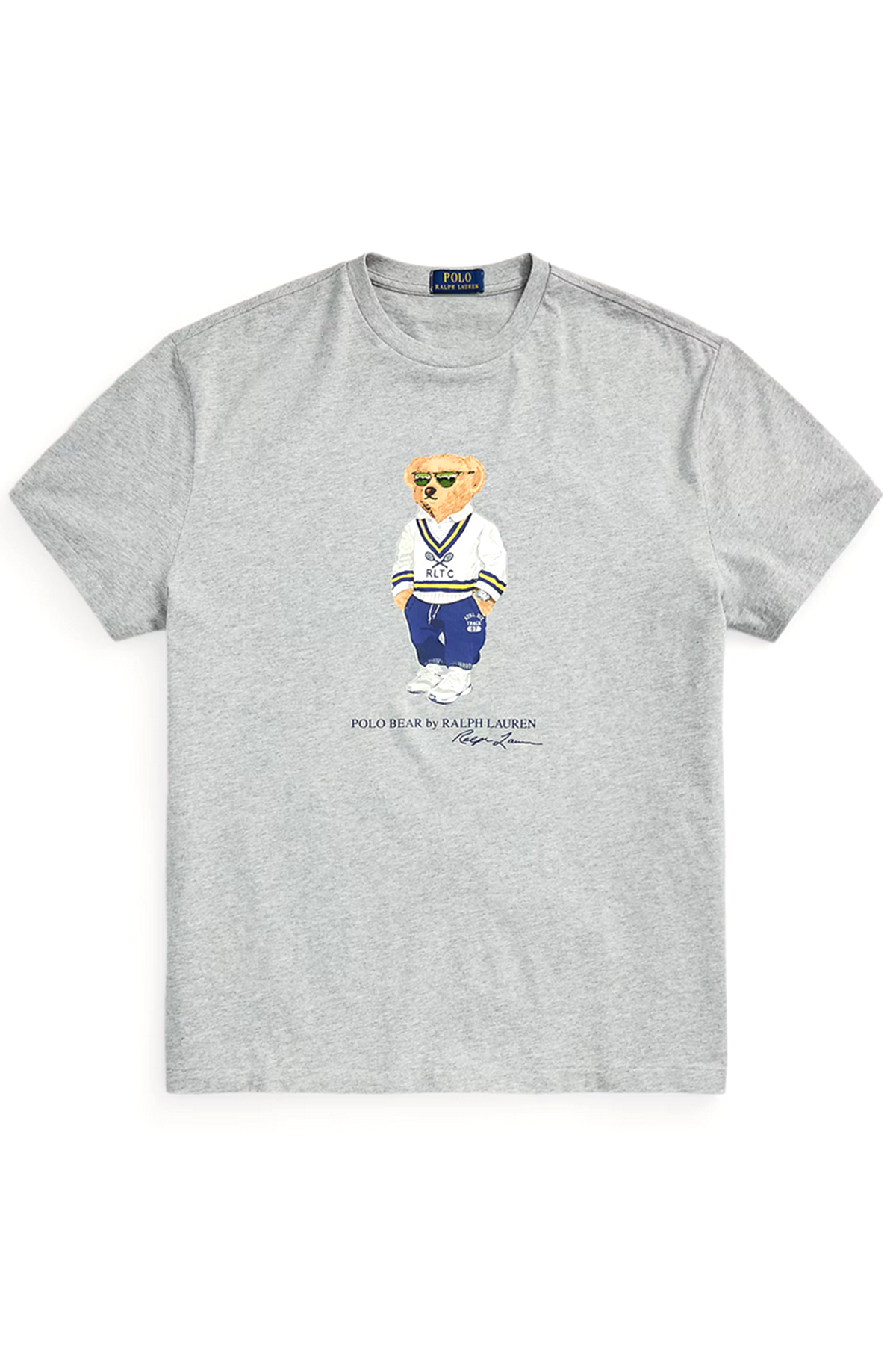 Polo Ralph Lauren Herren Jersey-T-Shirt mit Polo Bear Grau GRAU Bild 1