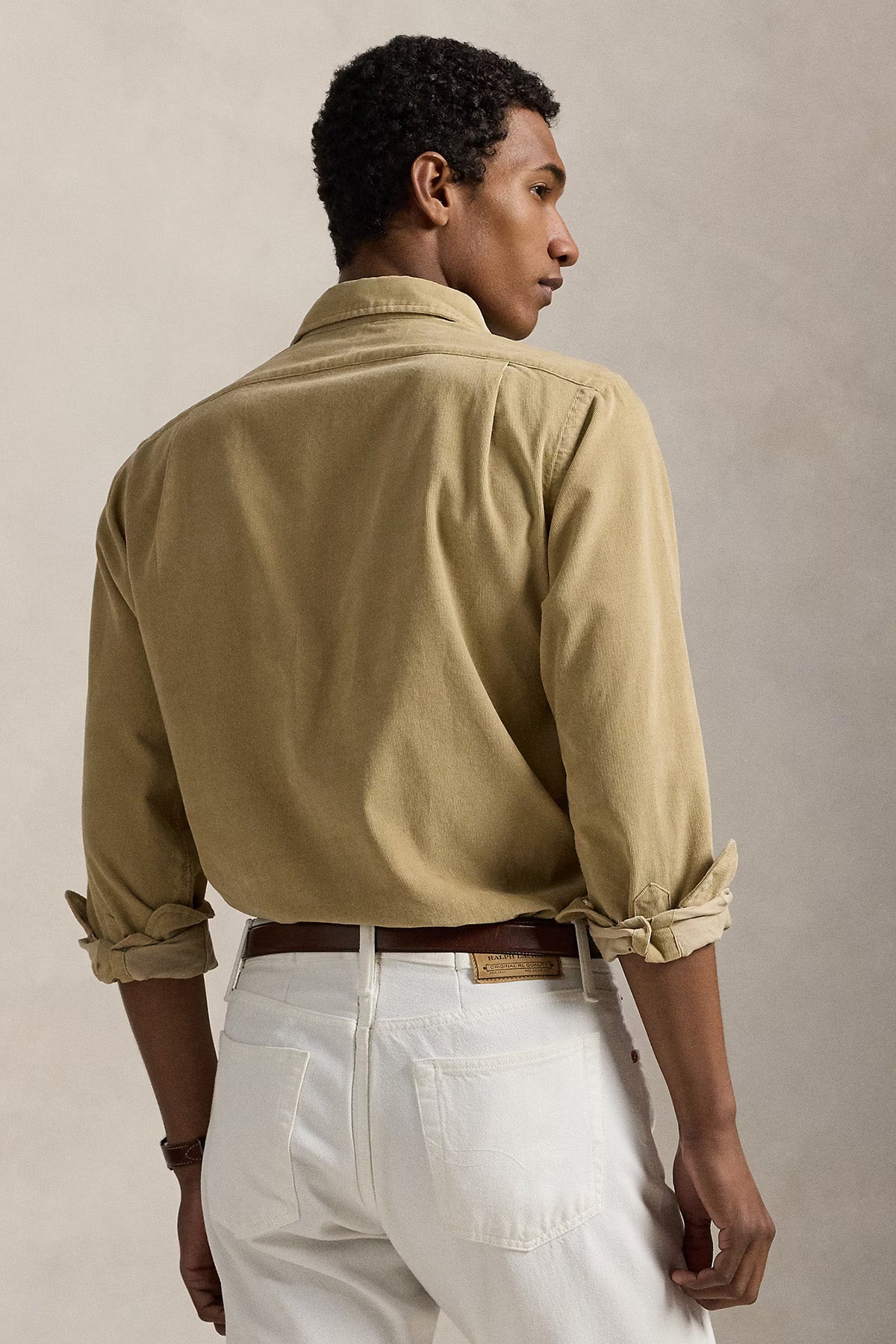 Polo Ralph Lauren Herren Kordsamthemd Coastal Beige COASTAL BEIGE Bild 4