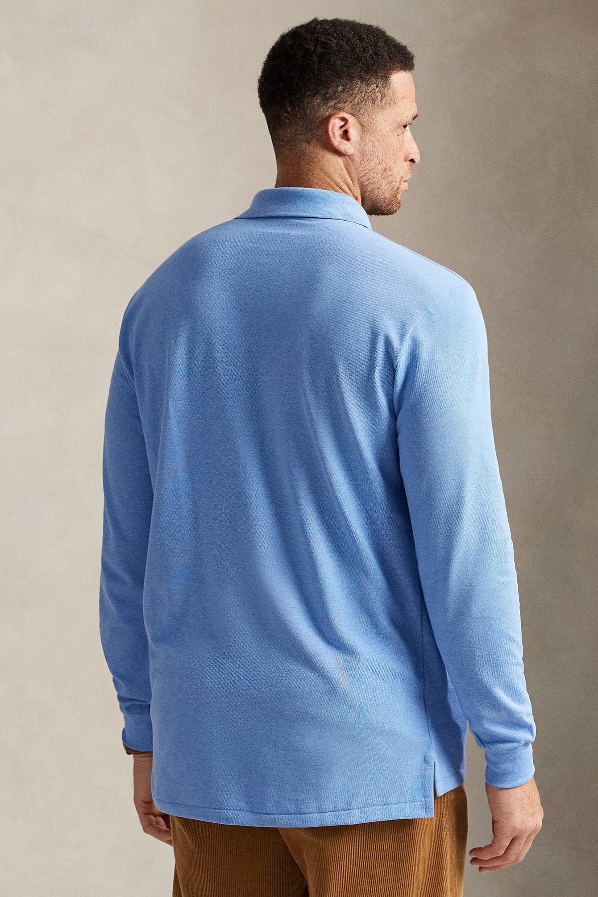 Polo Ralph Lauren Herren Langarm-Poloshirt Soft Royal Heather SOFT ROYAL HEATHER/C7998 Bild 3