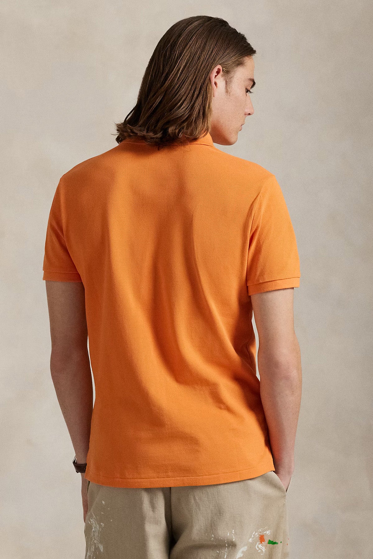 Polo Ralph Lauren Herren Piqué-Poloshirt Bedford Orange BEDFORD ORANGE/C5190 Bild 3