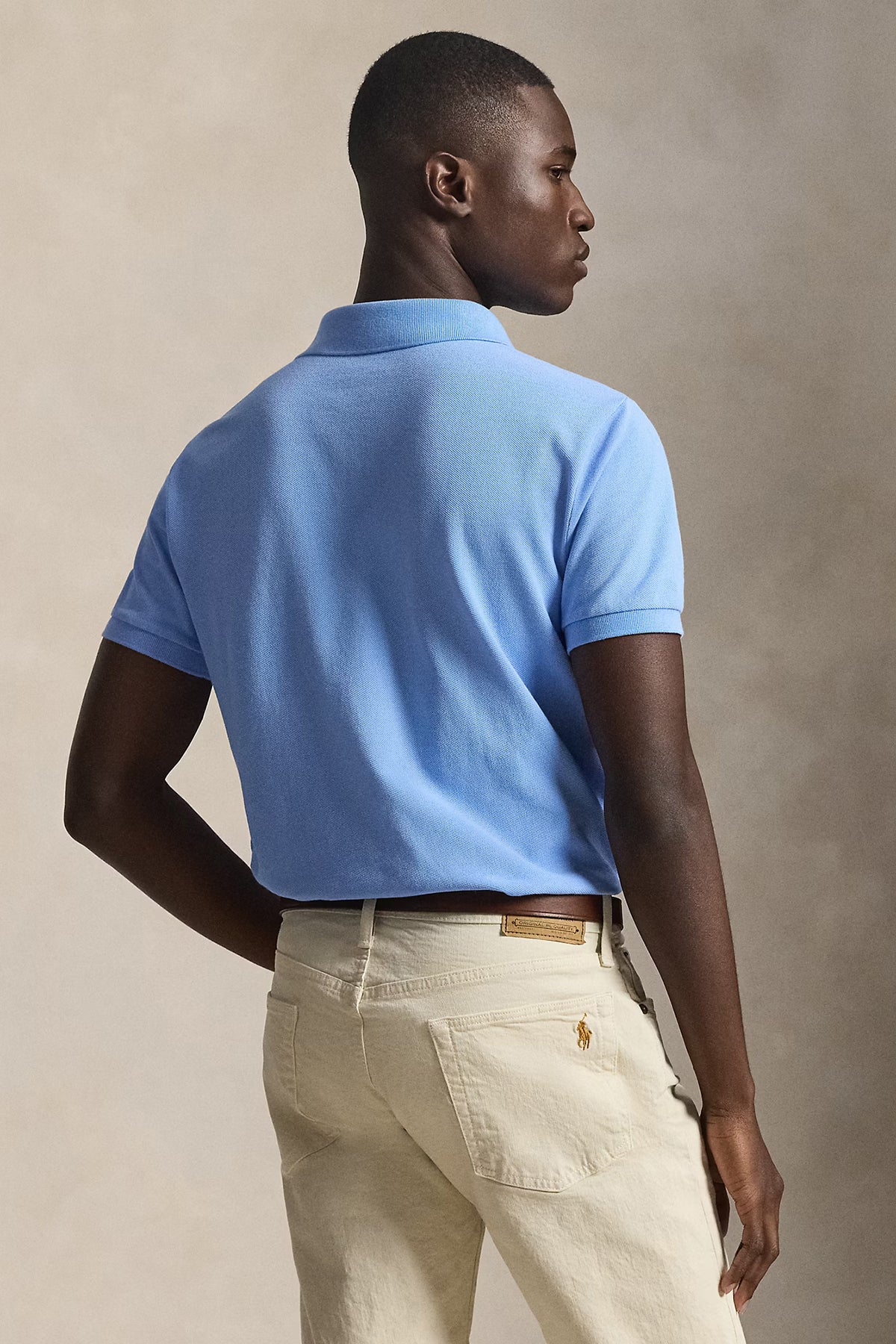 Polo Ralph Lauren Herren Piqué-Poloshirt Blue Lagoon BLUE LAGOON/C8125 Bild 3