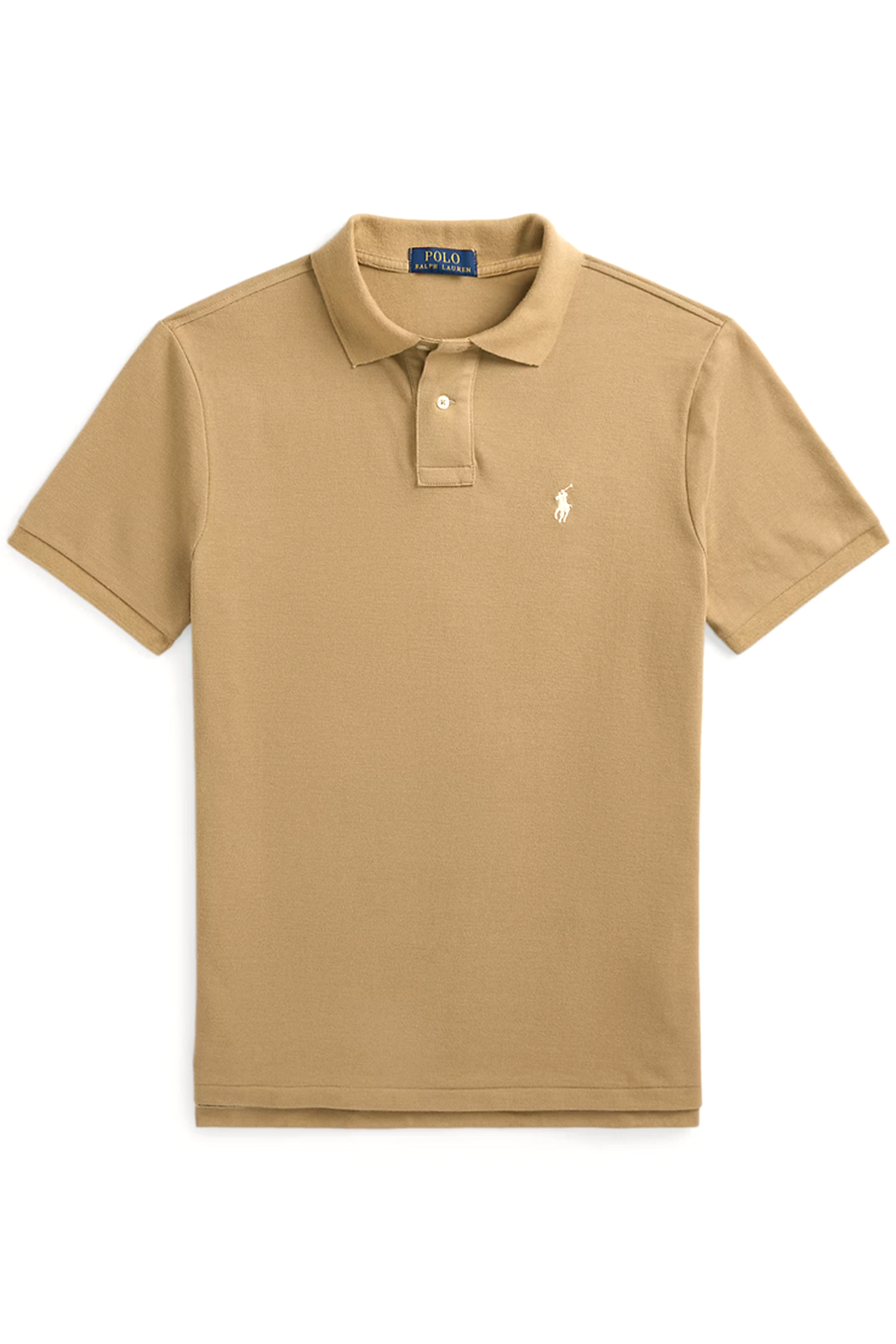 Polo Ralph Lauren Herren Piqué-Poloshirt Cafe Tan HELLBRAUN Bild 1