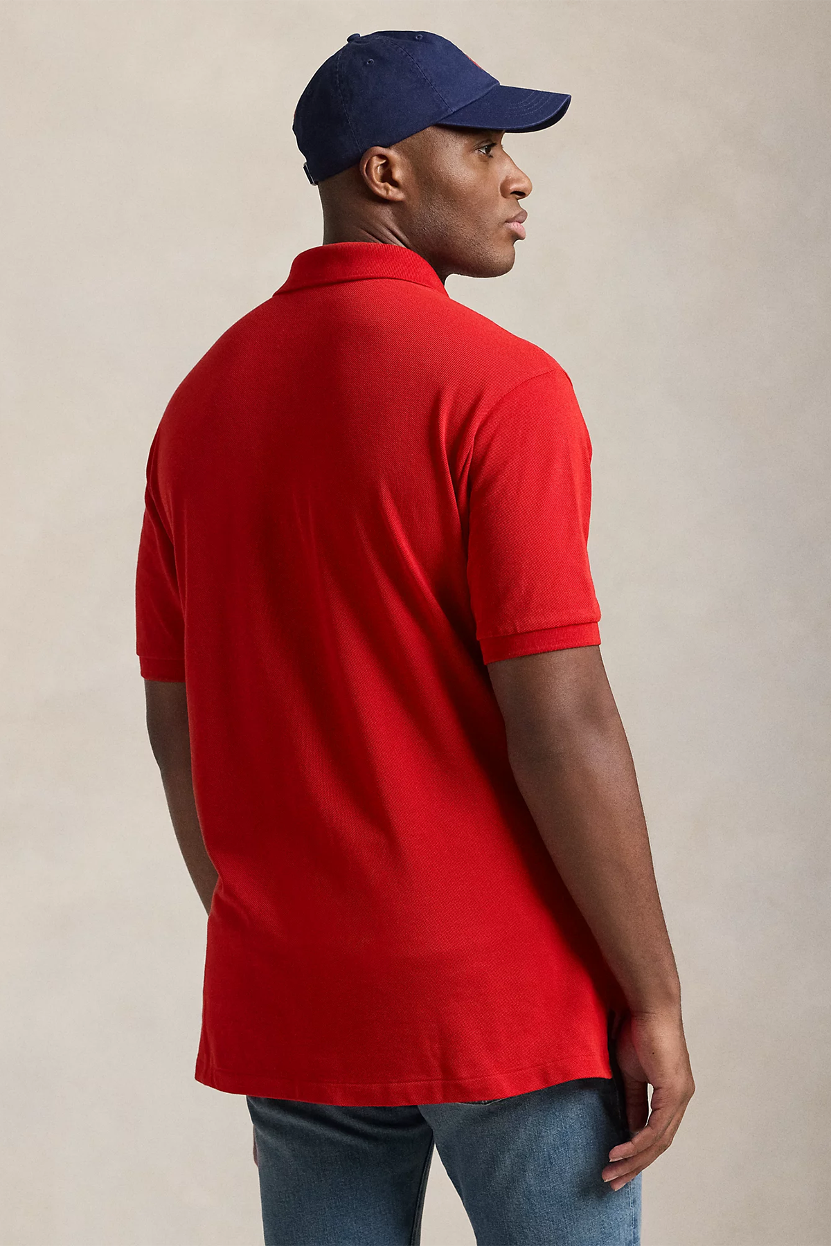 Polo Ralph Lauren Herren Piqué-Poloshirt Martini Red DUNKELROT Bild 4