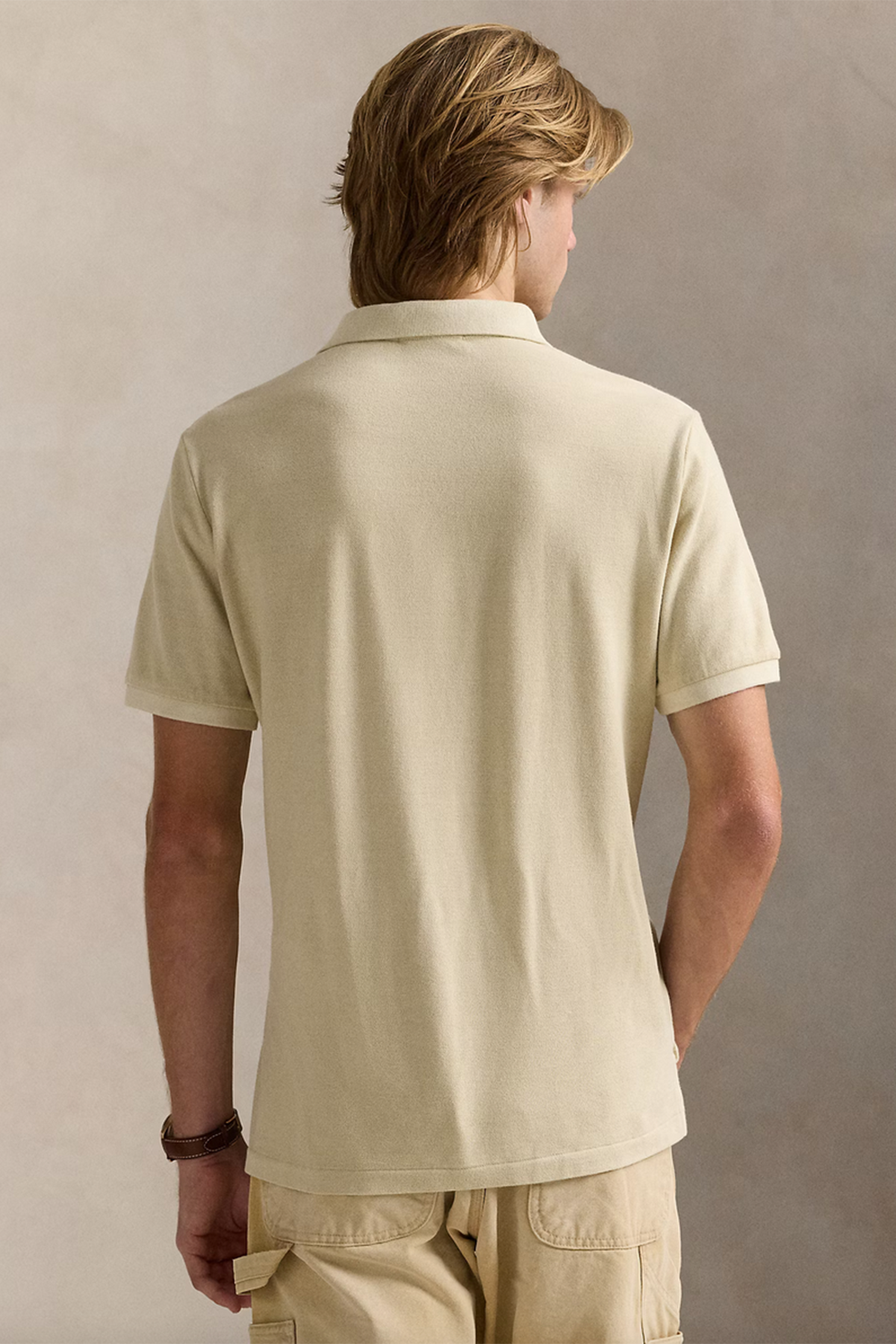 Polo Ralph Lauren Herren Piqué-Poloshirt Natural BEIGE Bild 3