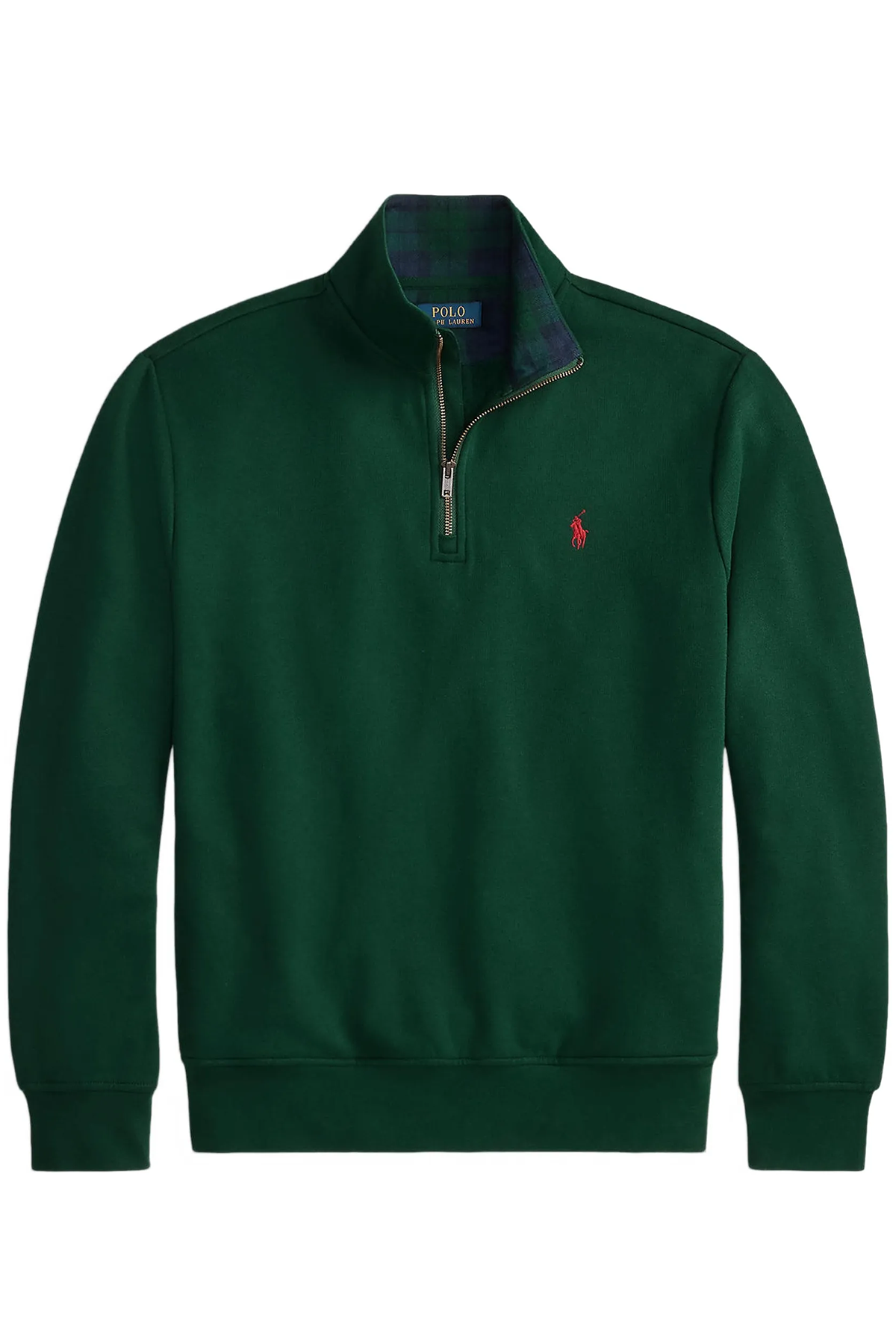 Polo Ralph Lauren Herren Quarter-Zip-Sweatshirt Moss Agate DUNKELGRÜN Bild 1
