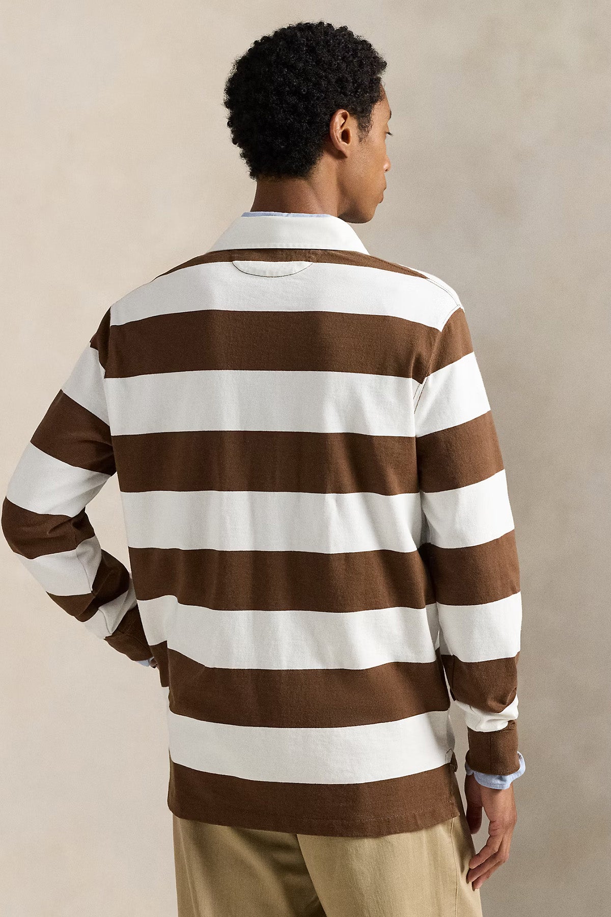 Polo Ralph Lauren Herren Rugbyhemd Russet/Trophy Cream PALE RUSSET/TROPHY CREAM Bild 4