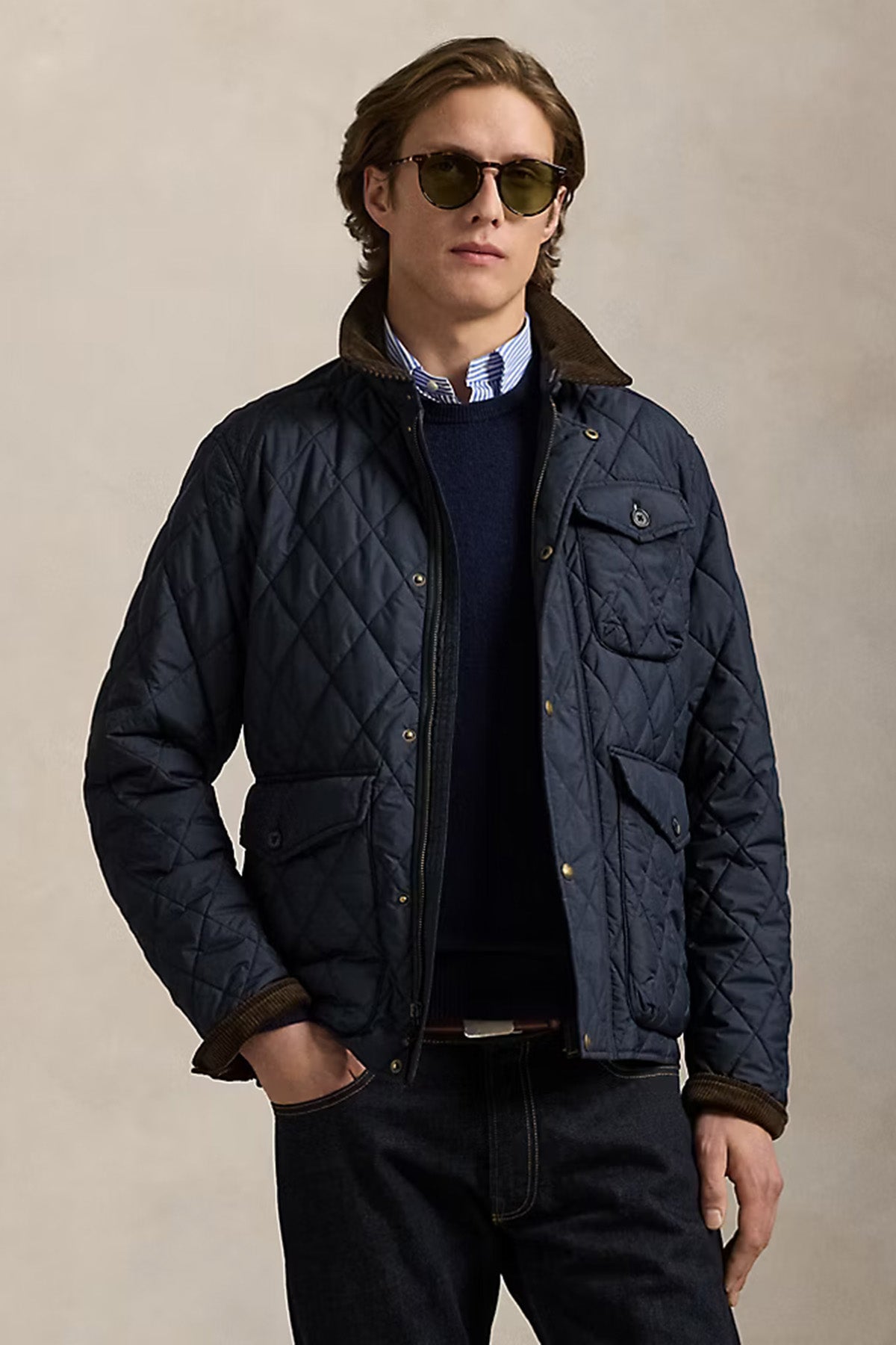 Polo Ralph Lauren Herren Steppjacke Beaton Navy COLLEGE NAVY FA22 Bild 2