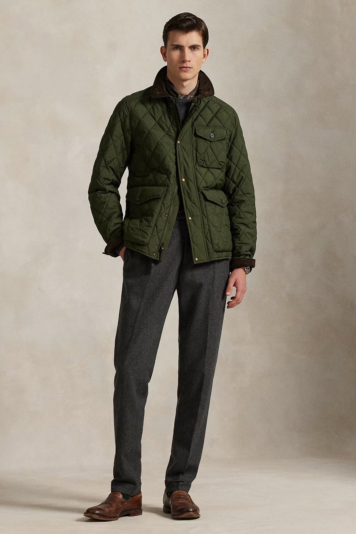 Polo Ralph Lauren Herren Steppjacke Beaton Olive COMPANY OLIVE Bild 2