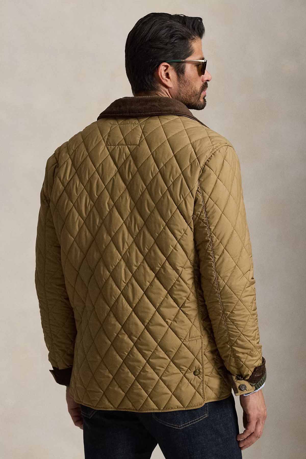 Polo Ralph Lauren Herren Steppmantel Beaton Honey Brown BEIGE Bild 2