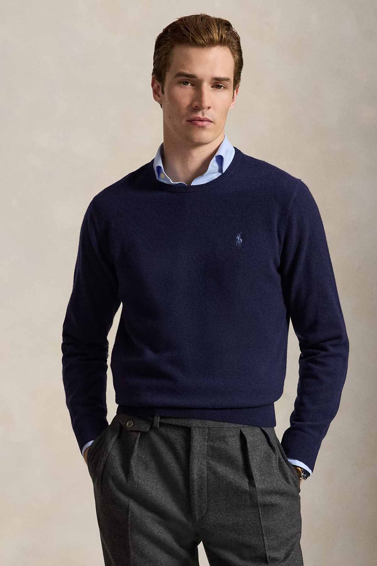 Polo Ralph Lauren Herren Strickpullover Hunter Navy MARINE-BLAU Bild 2