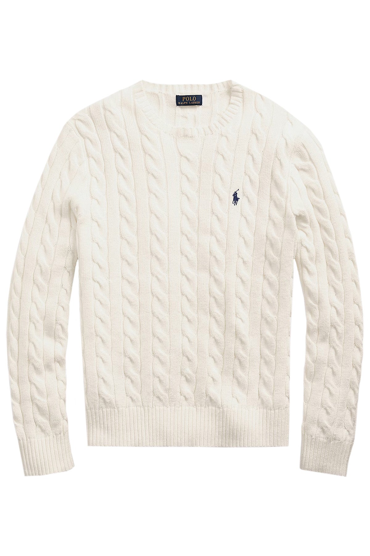 Polo Ralph Lauren Herren Strickpullover mit Zopfmuster Andover Cream ANDOVER CREAM Bild 1
