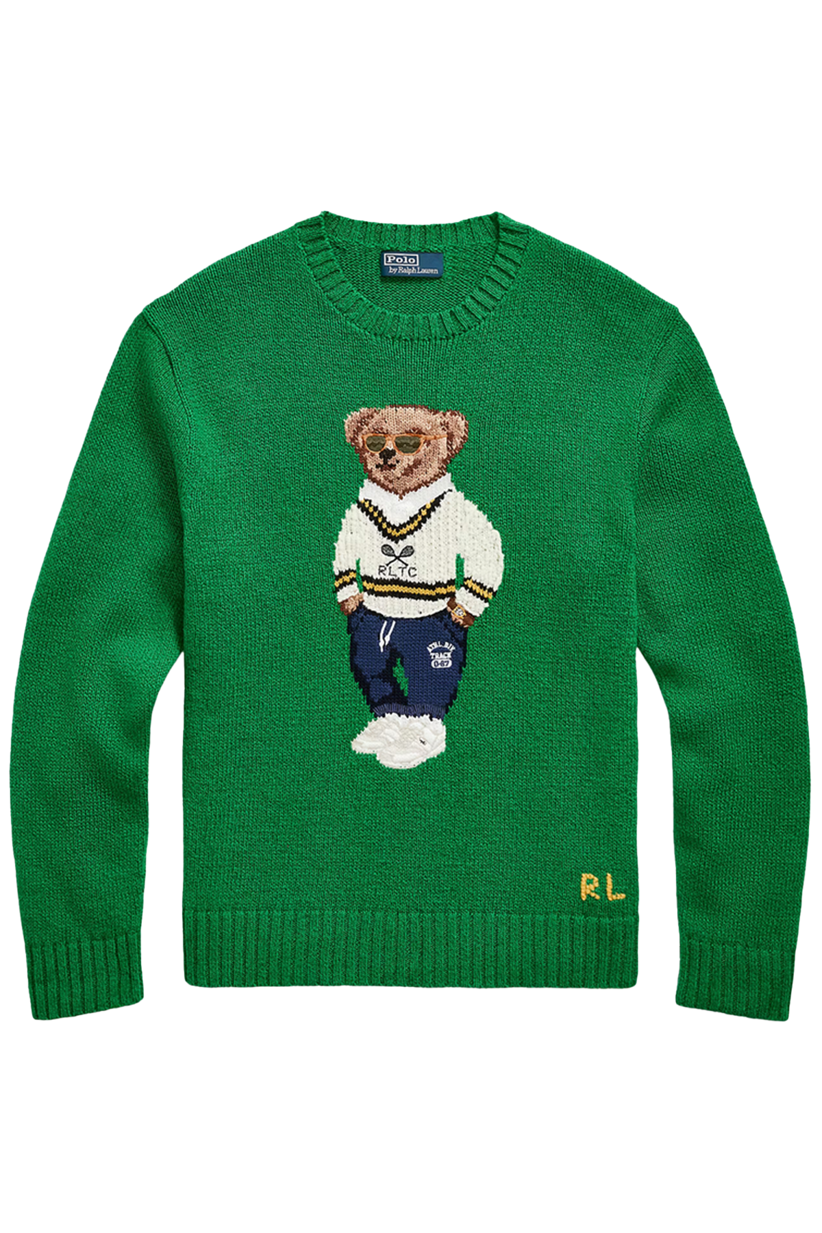 Polo Ralph Lauren Herren Strickpullover Polo Bear Grün GRÜN Bild 1