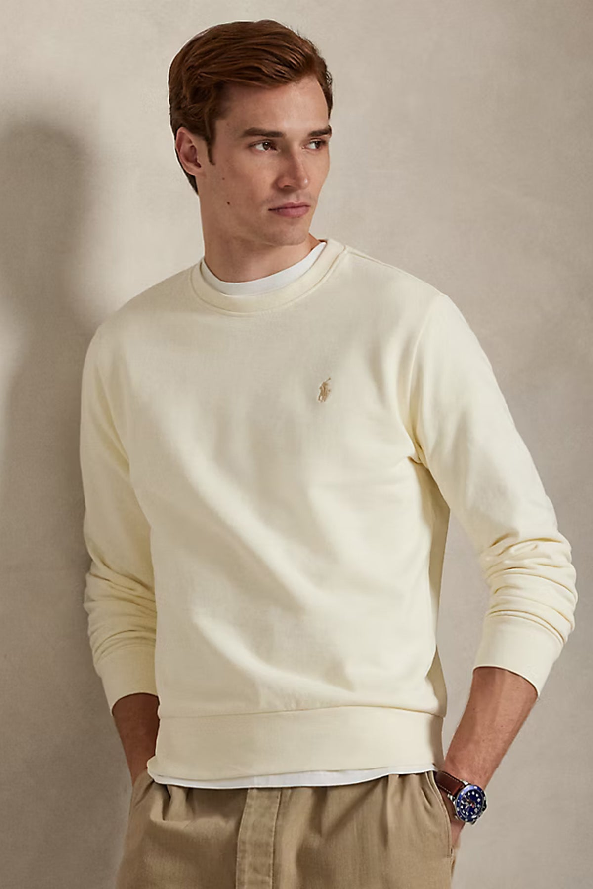 Polo Ralph Lauren Herren Sweatshirt Clubhouse Cream CLUBHOUSE CREAM Bild 2