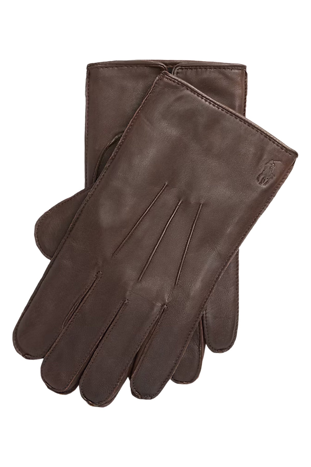 Polo Ralph Lauren Herren Touchscreen-Lederhandschuhe Dark Brown DUNKELBRAUN Bild 1