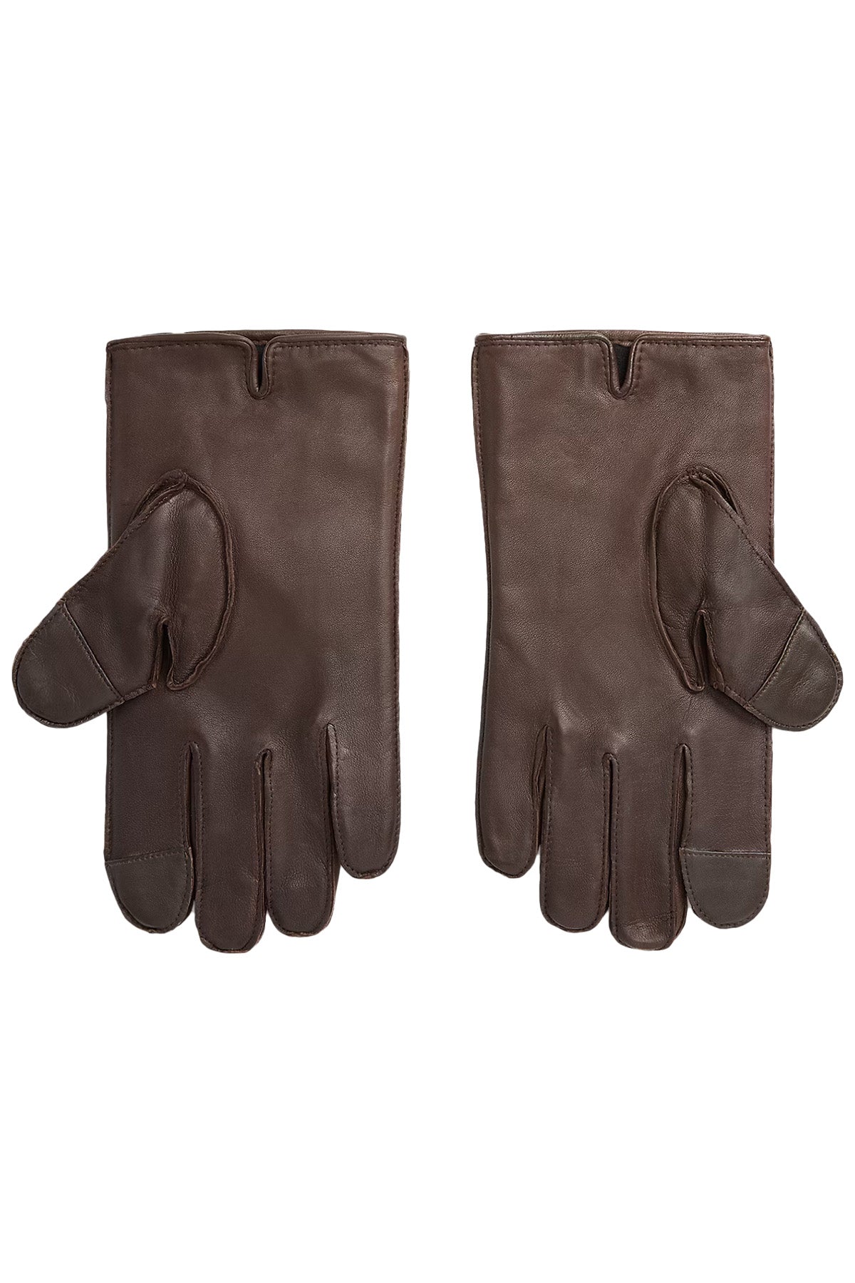 Polo Ralph Lauren Herren Touchscreen-Lederhandschuhe Dark Brown DUNKELBRAUN Bild 2