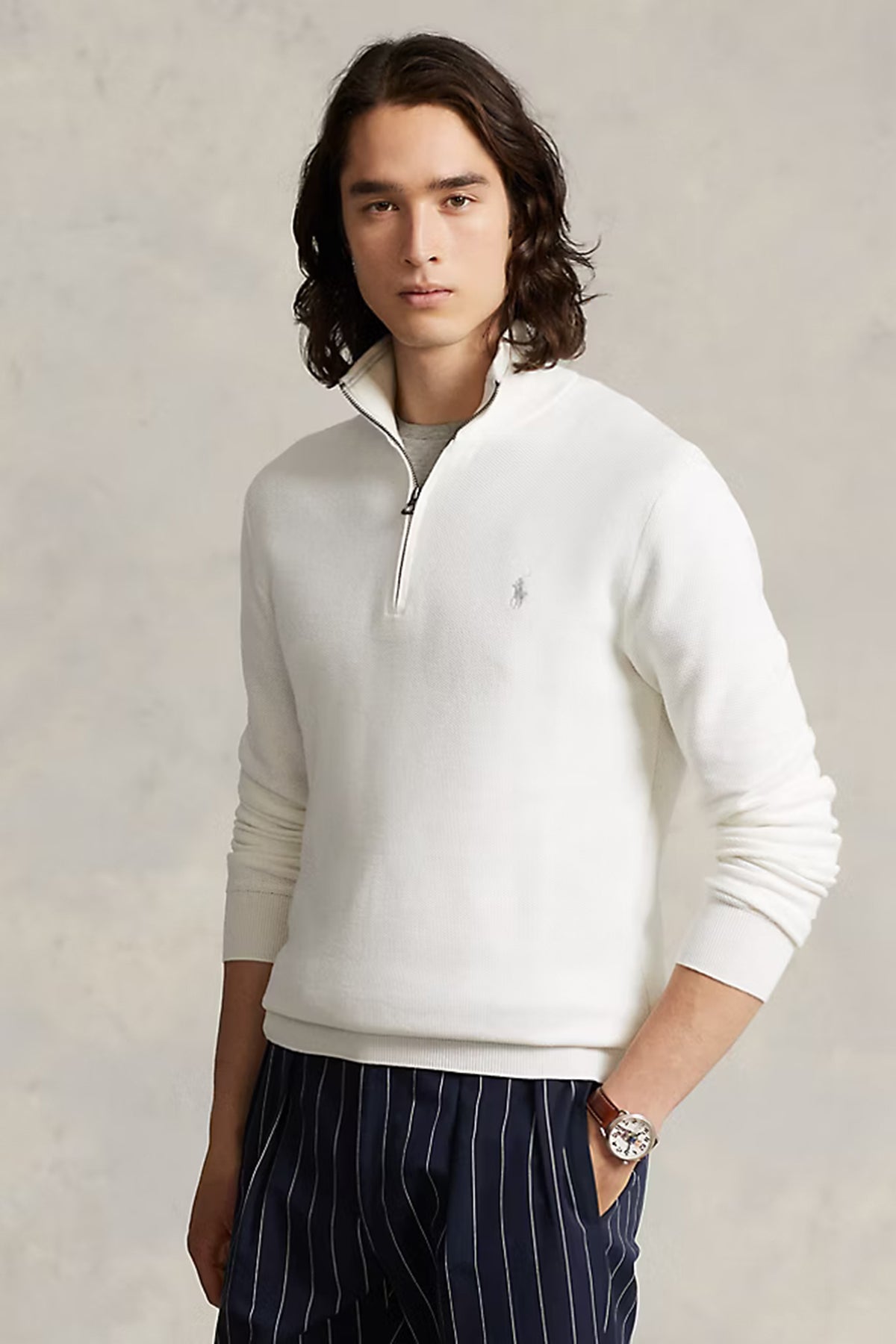 Polo Ralph Lauren Herren Troyerpullover Deckwash White DECKWASH WHITE Bild 2