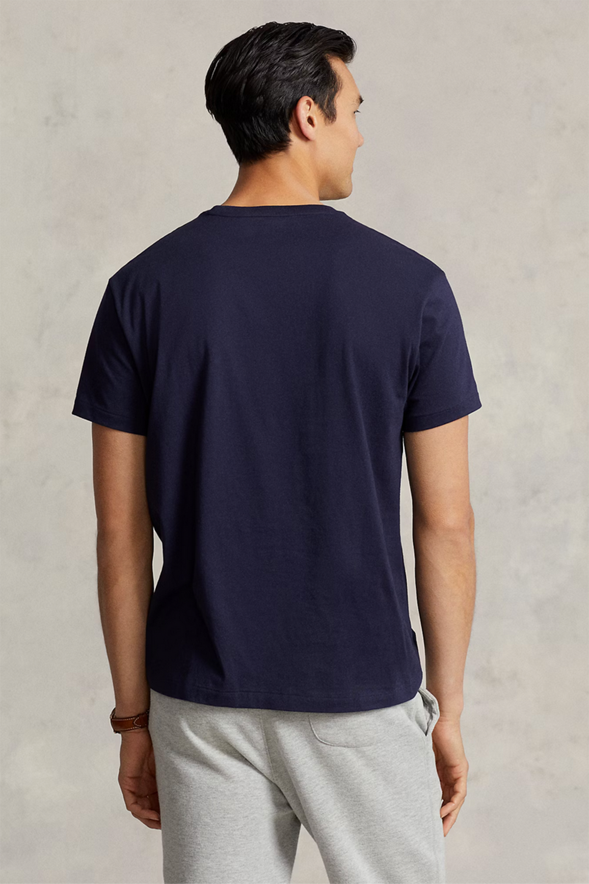 Polo Ralph Lauren Herrn Classic-Fit T-Shirt mit Tasche Ink MARINE-BLAU Bild 3