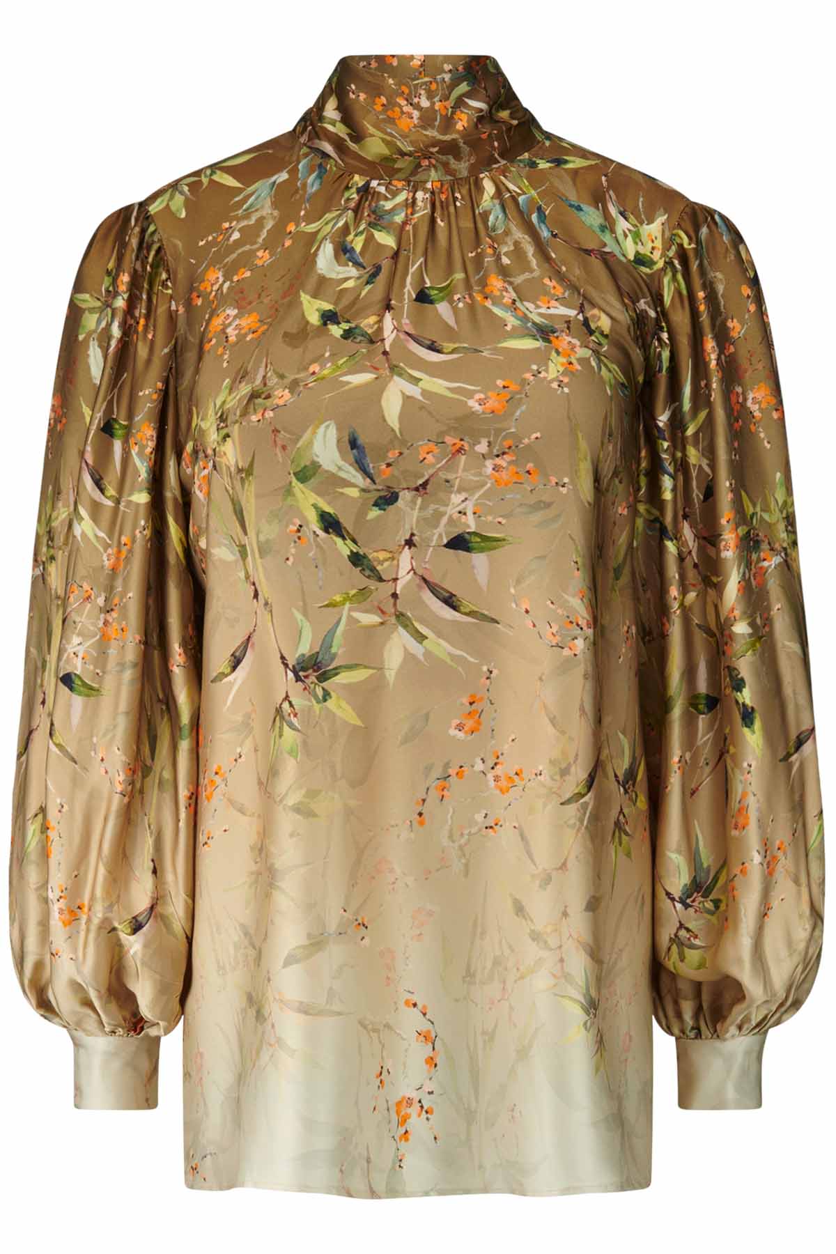 Riani Damen Bluse mit Floraprint Oat Patterned 868 oat patterned Bild 2
