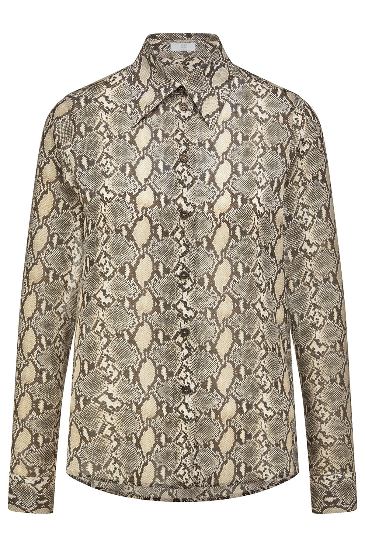 Riani Damen Bluse mit Schlangenprint, Beige 859 Bild 1