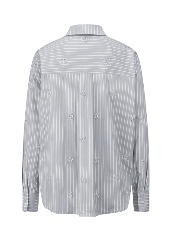 Riani Damen Bluse mit Stickerei Smoke Patterned GRAU Bild 2