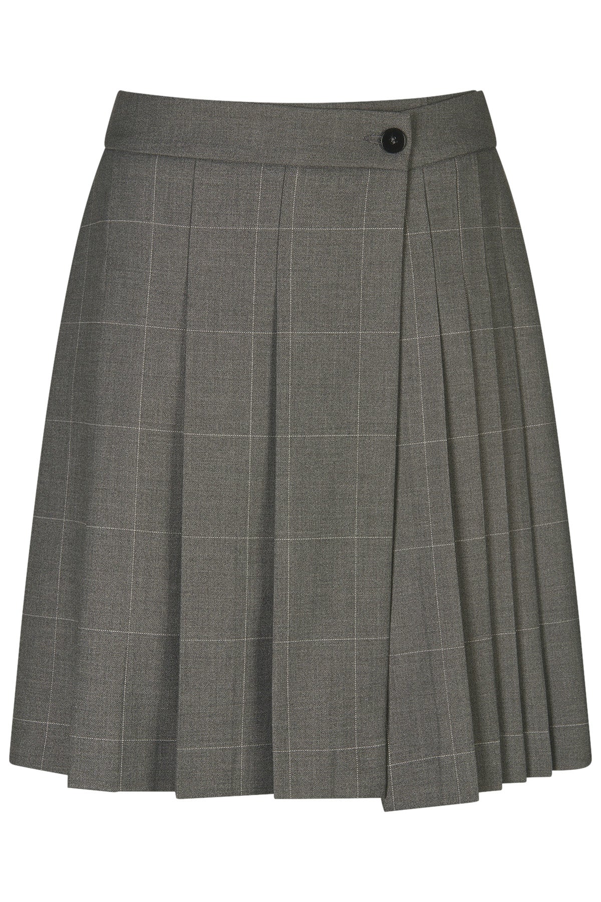 Riani Damen Faltenrock mit Karomuster Grau rock patterned Bild 1